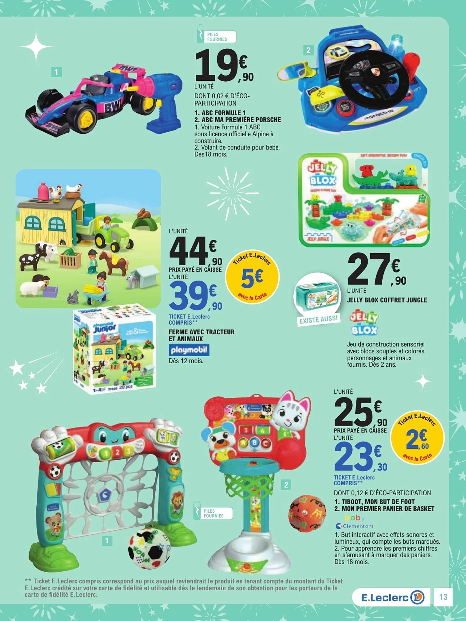 Catalogue E.Leclerc jouets de Noël du 13 octobre au 5 décembre 2026, page 13 sur 128
