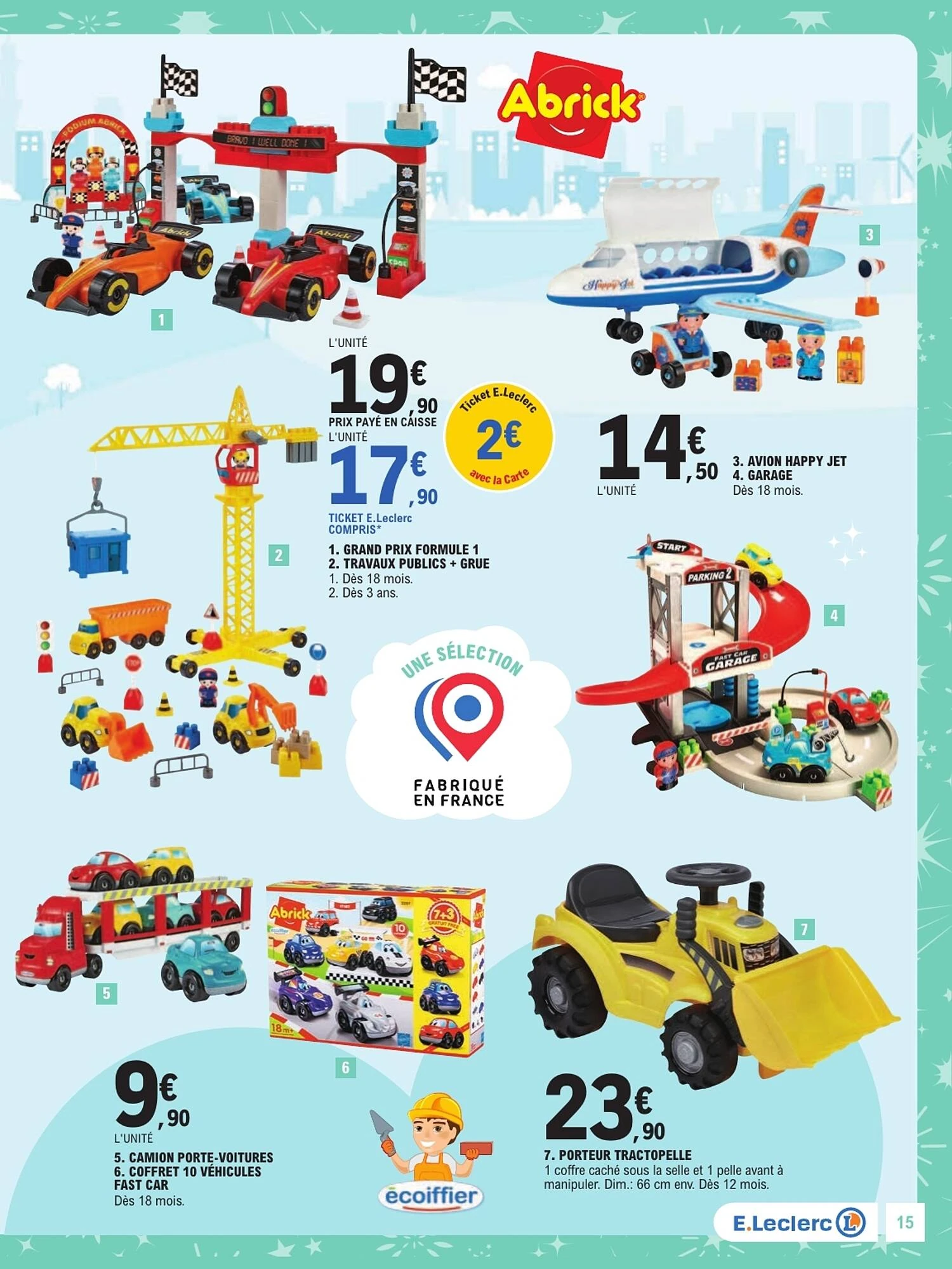 Catalogue E.Leclerc jouets de Noël du 13 octobre au 5 décembre 2026, page 15 sur 128