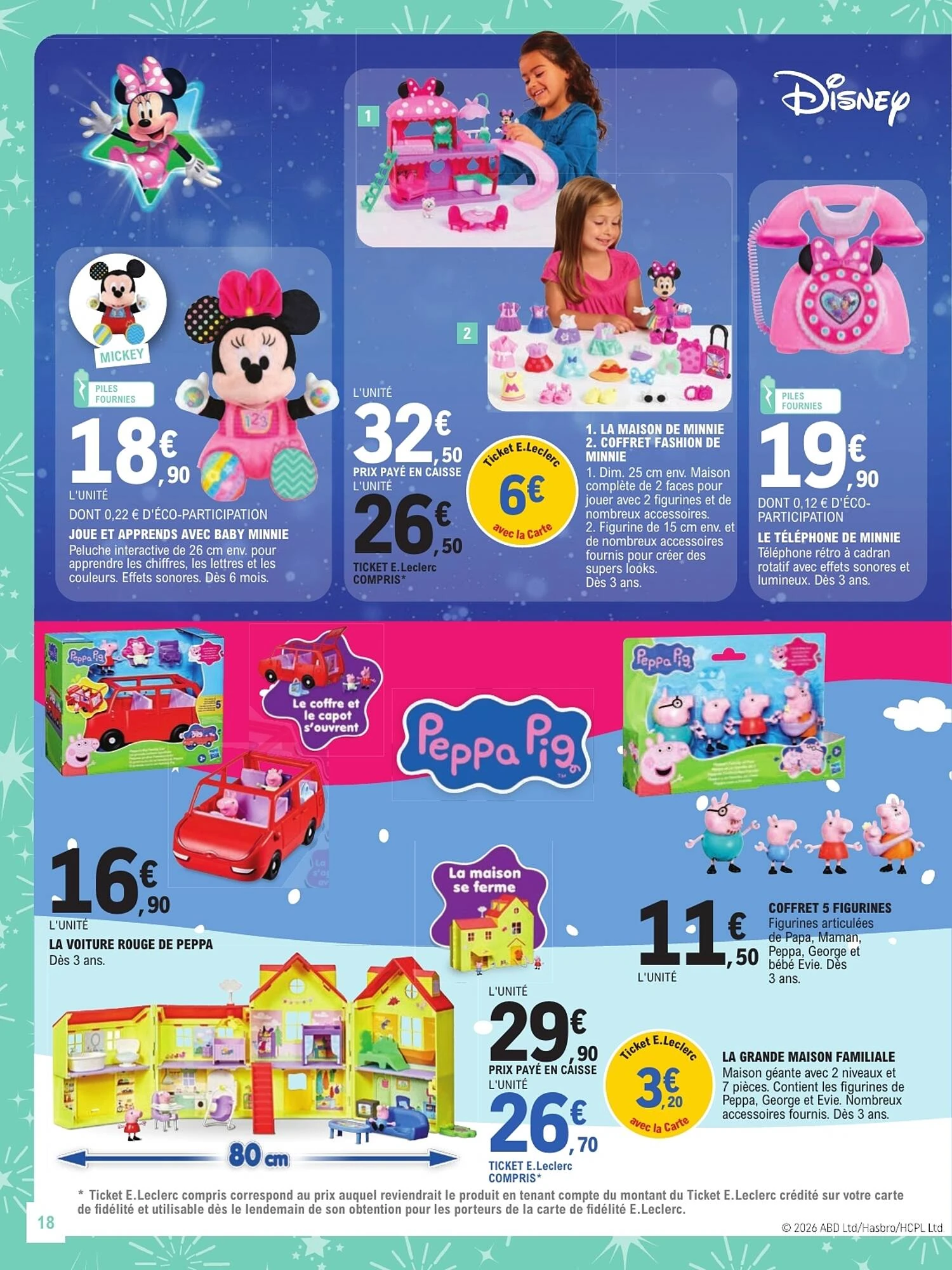 Catalogue E.Leclerc jouets de Noël du 13 octobre au 5 décembre 2026, page 18 sur 128