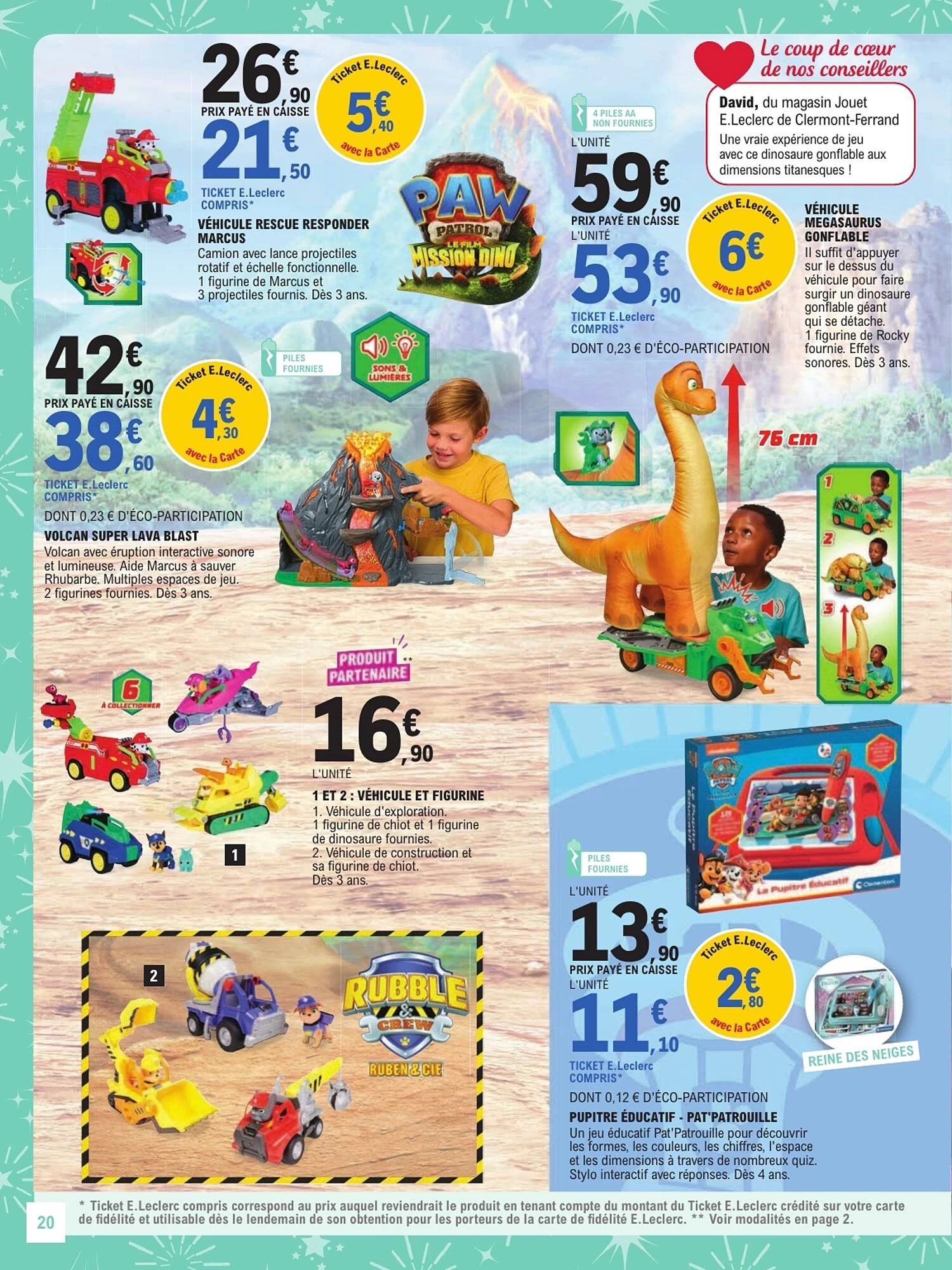 Catalogue E.Leclerc jouets de Noël du 13 octobre au 5 décembre 2026, page 20 sur 128