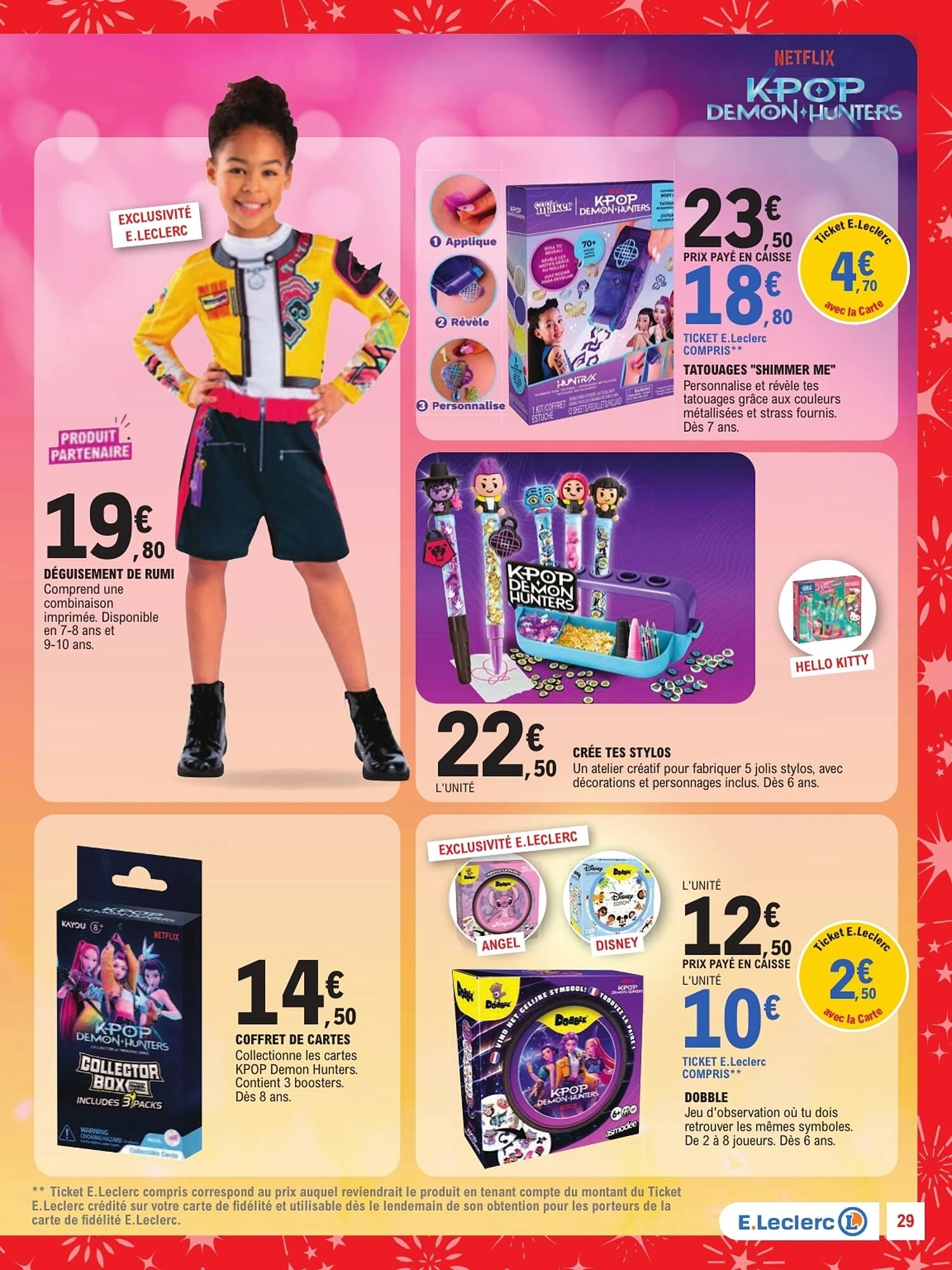 Catalogue E.Leclerc jouets de Noël du 13 octobre au 5 décembre 2026, page 29 sur 128