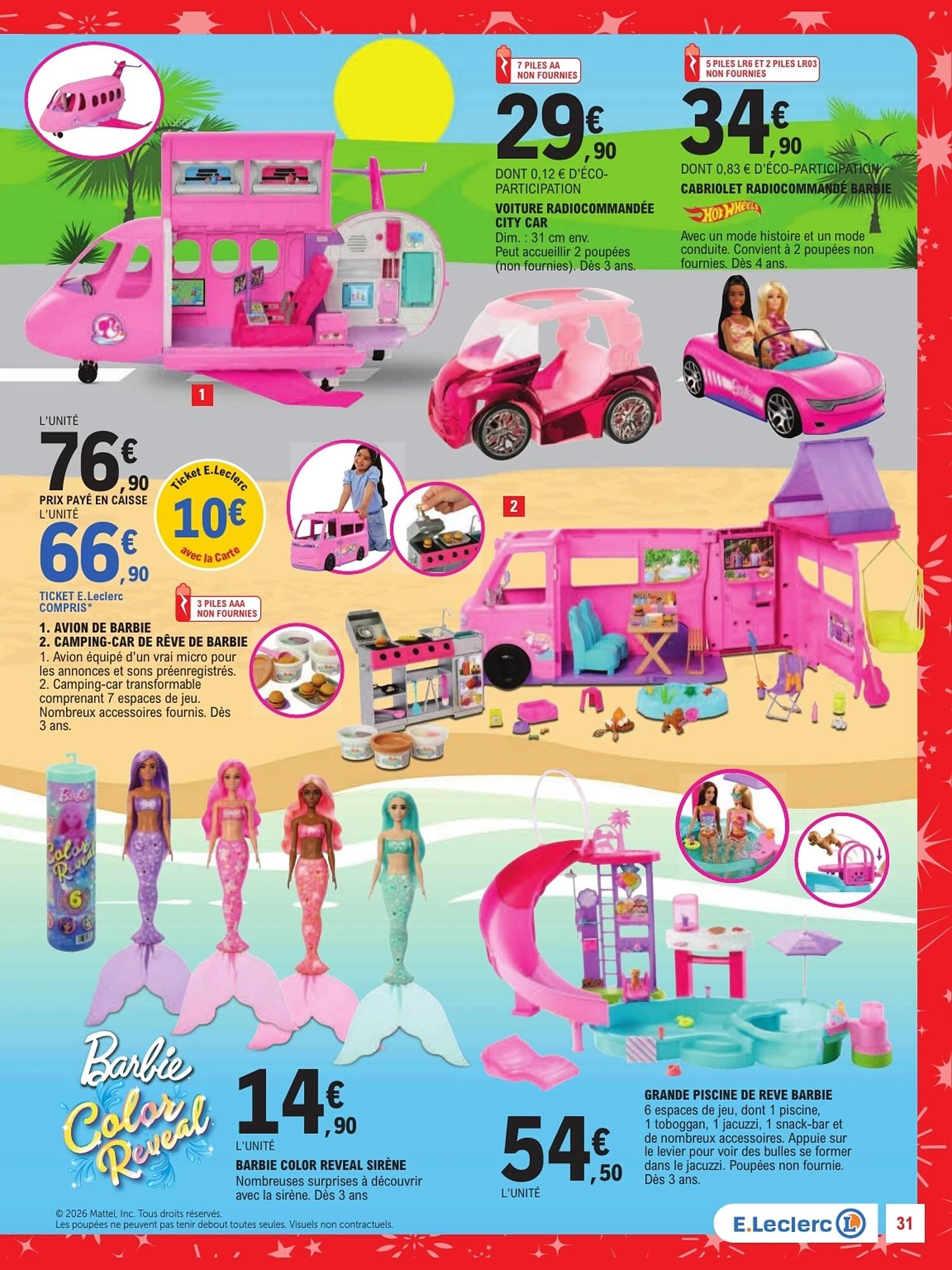 Catalogue E.Leclerc jouets de Noël du 13 octobre au 5 décembre 2026, page 31 sur 128
