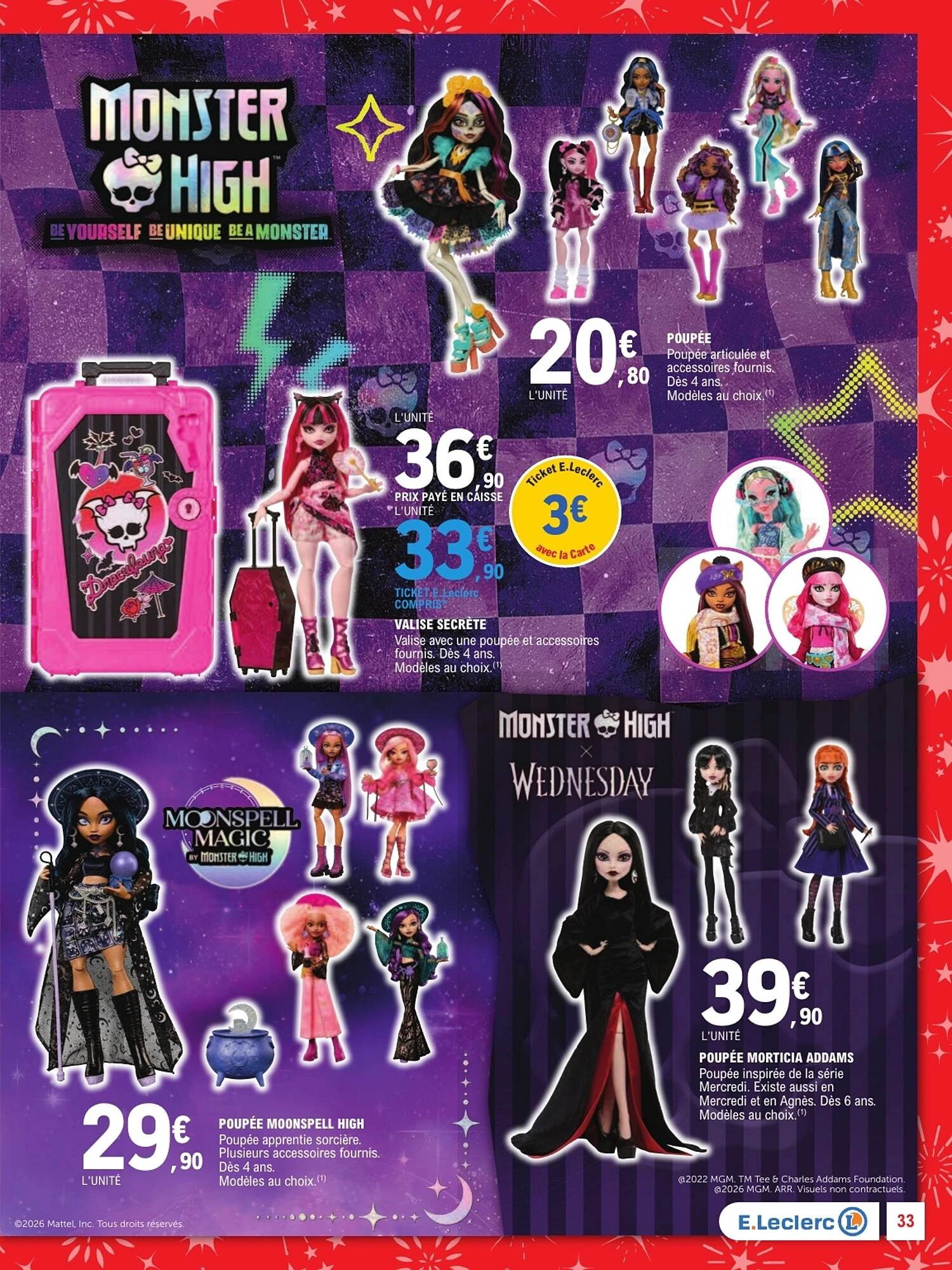 Catalogue E.Leclerc jouets de Noël du 13 octobre au 5 décembre 2026, page 33 sur 128