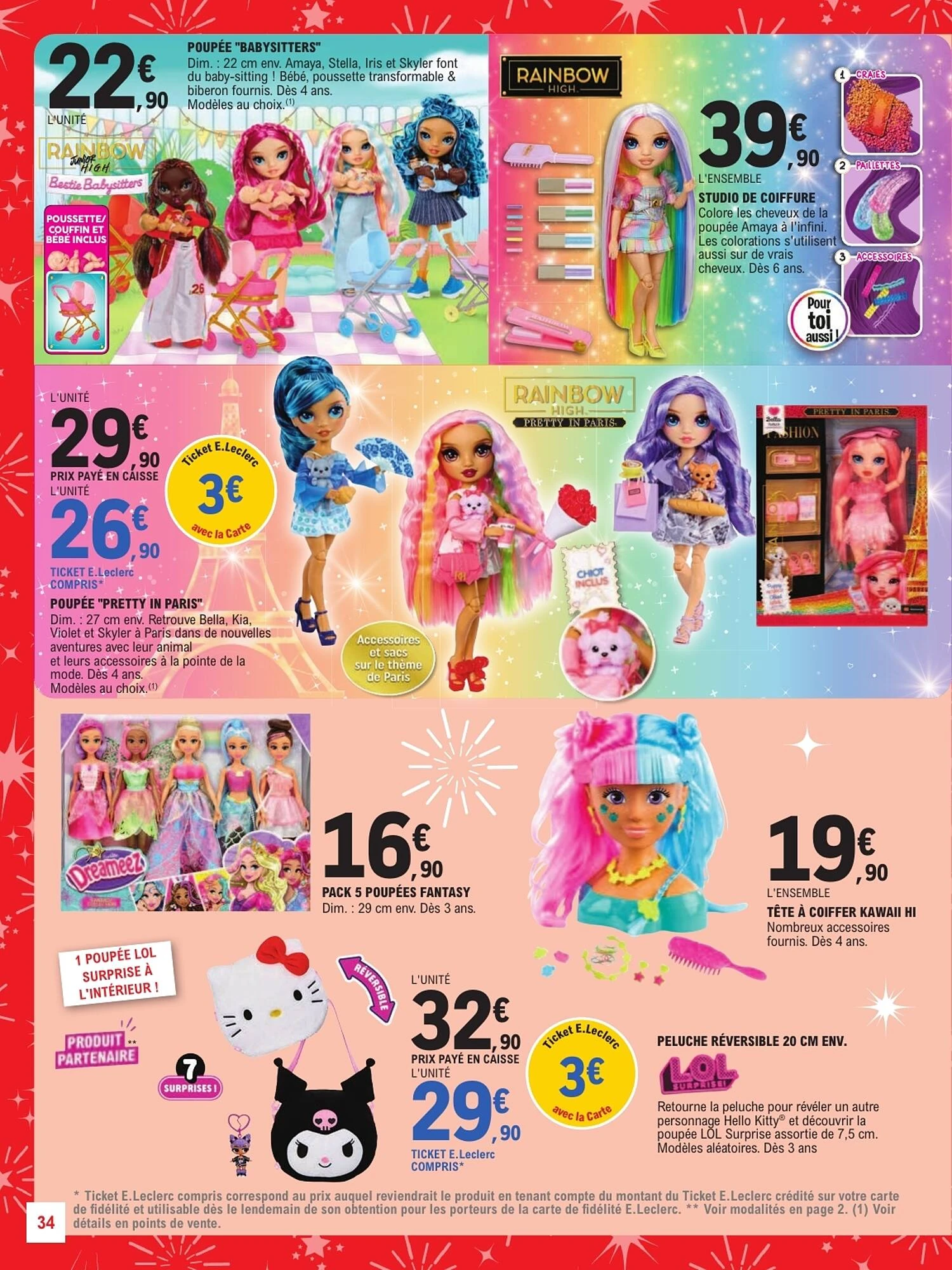 Catalogue E.Leclerc jouets de Noël du 13 octobre au 5 décembre 2026, page 34 sur 128