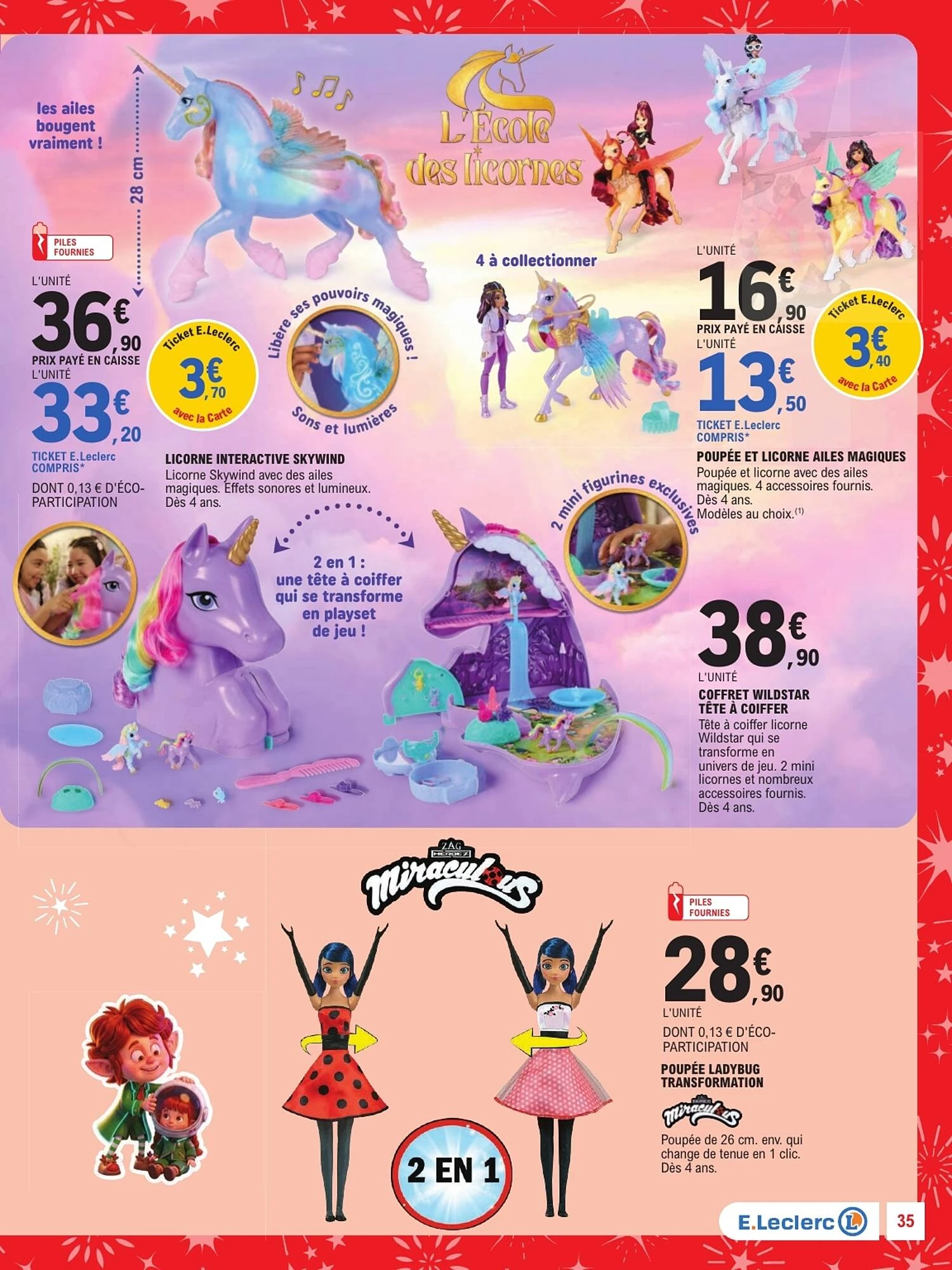 Catalogue E.Leclerc jouets de Noël du 13 octobre au 5 décembre 2026, page 35 sur 128