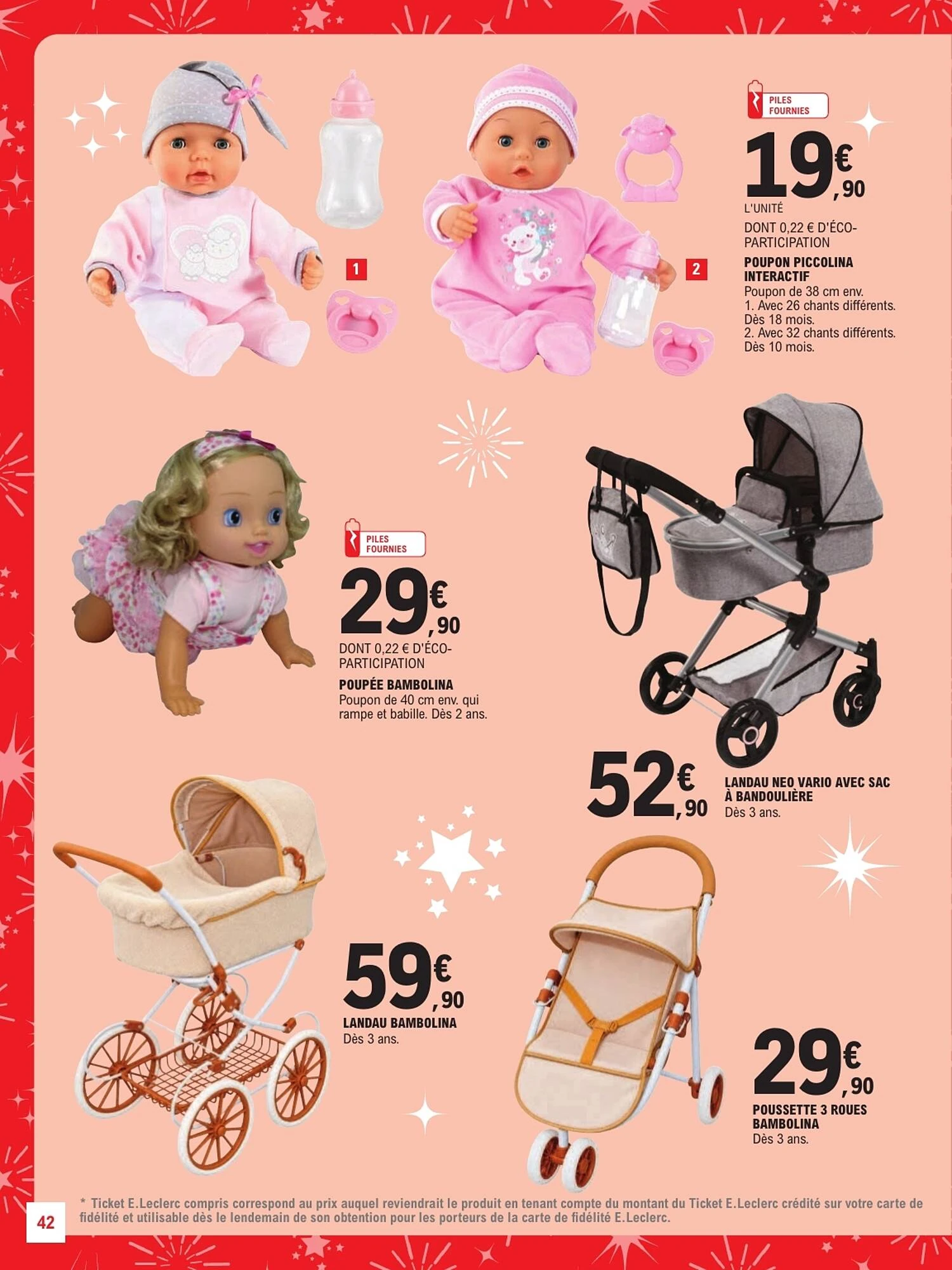 Catalogue E.Leclerc jouets de Noël du 13 octobre au 5 décembre 2026, page 42 sur 128