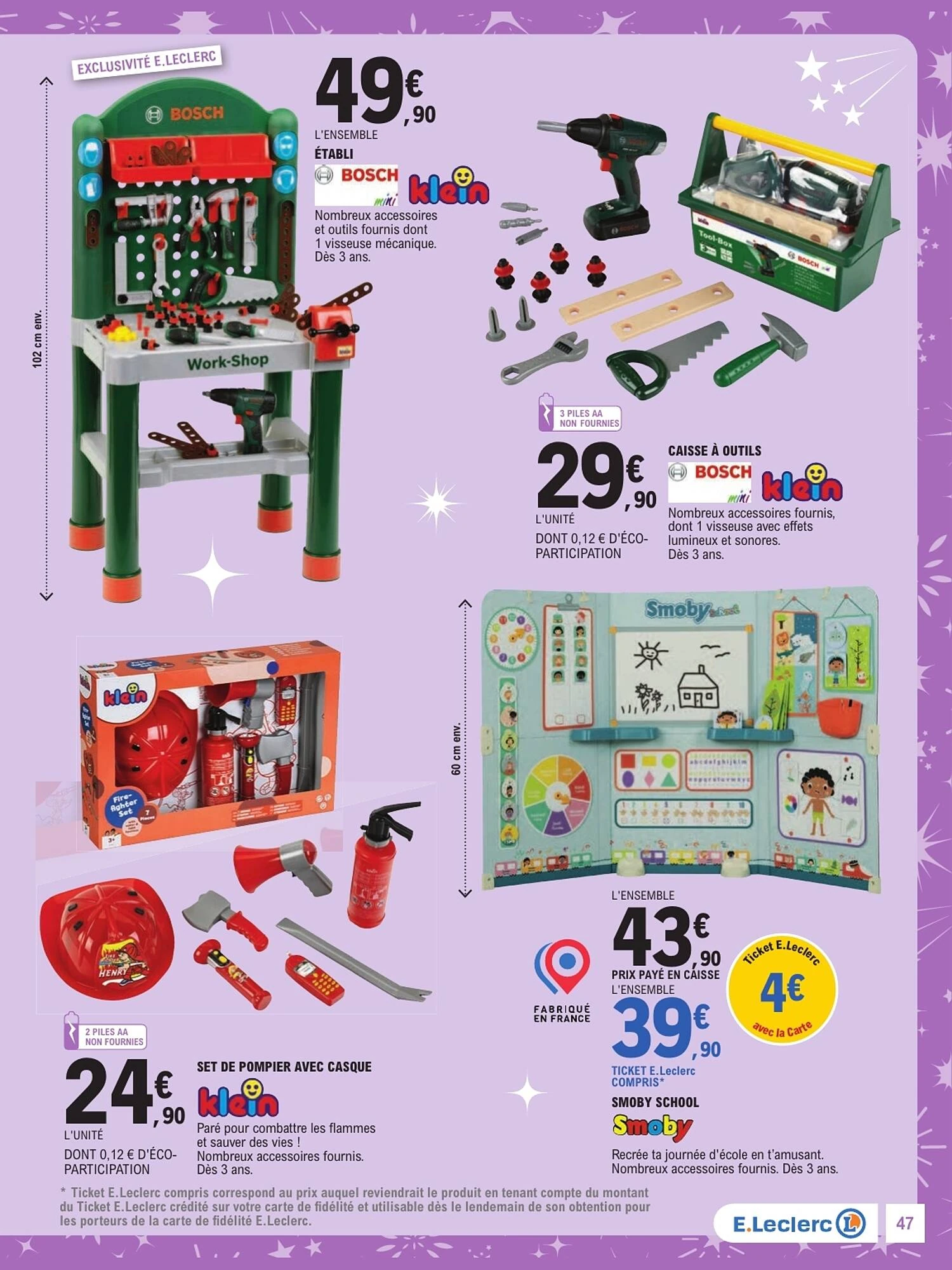 Catalogue E.Leclerc jouets de Noël du 13 octobre au 5 décembre 2026, page 47 sur 128