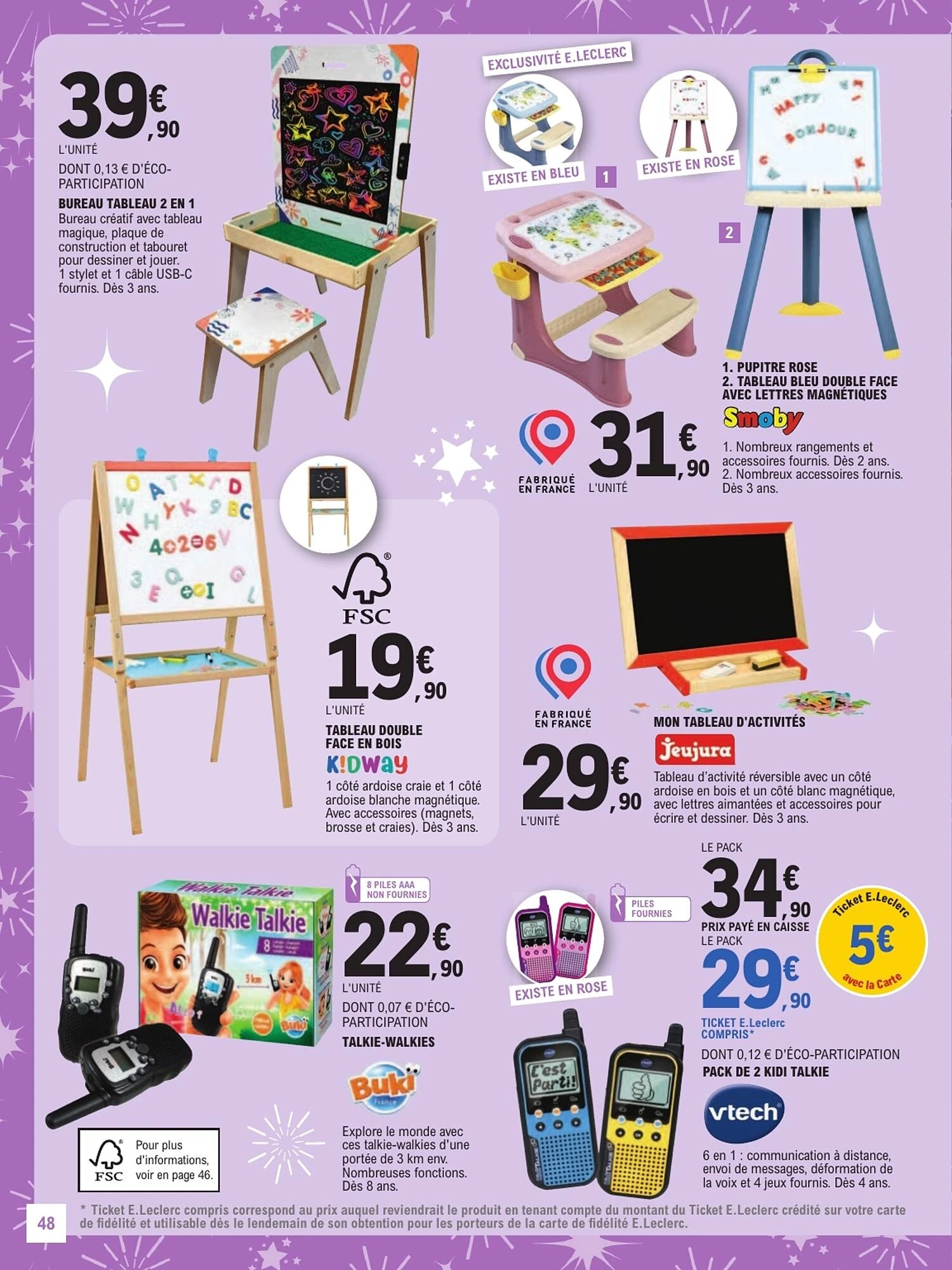 Catalogue E.Leclerc jouets de Noël du 13 octobre au 5 décembre 2026, page 48 sur 128