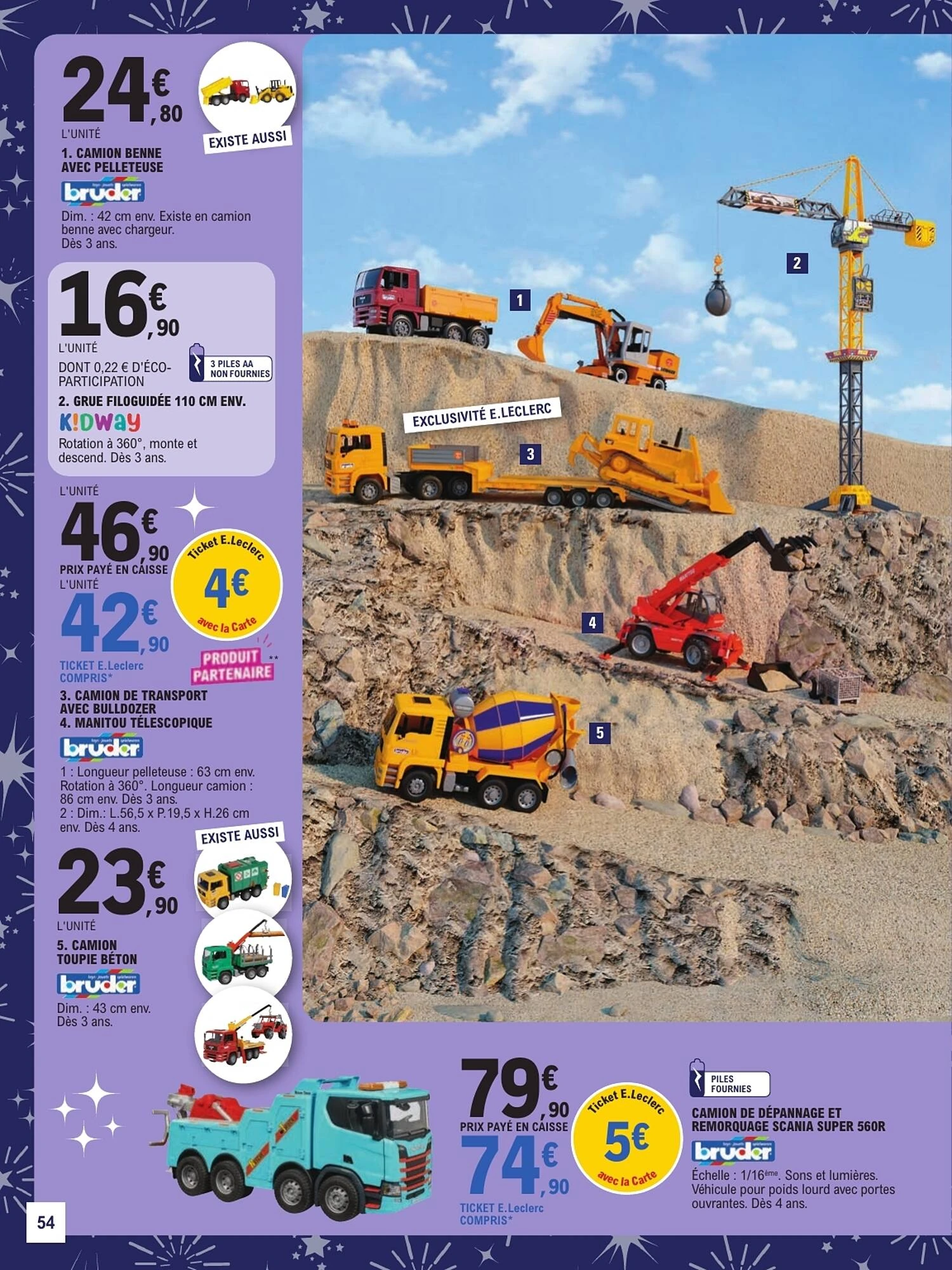 Catalogue E.Leclerc jouets de Noël du 13 octobre au 5 décembre 2026, page 54 sur 128