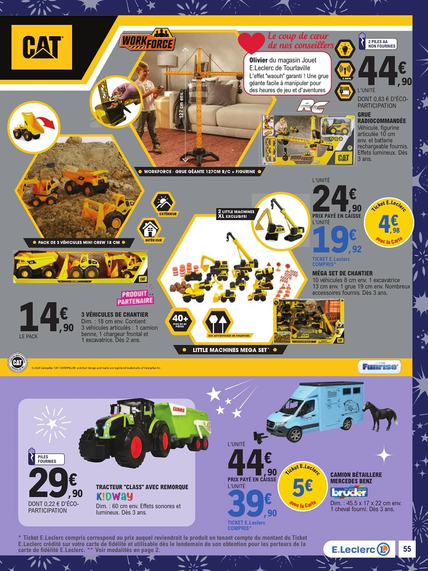 Catalogue E.Leclerc jouets de Noël du 13 octobre au 5 décembre 2026, page 55 sur 128