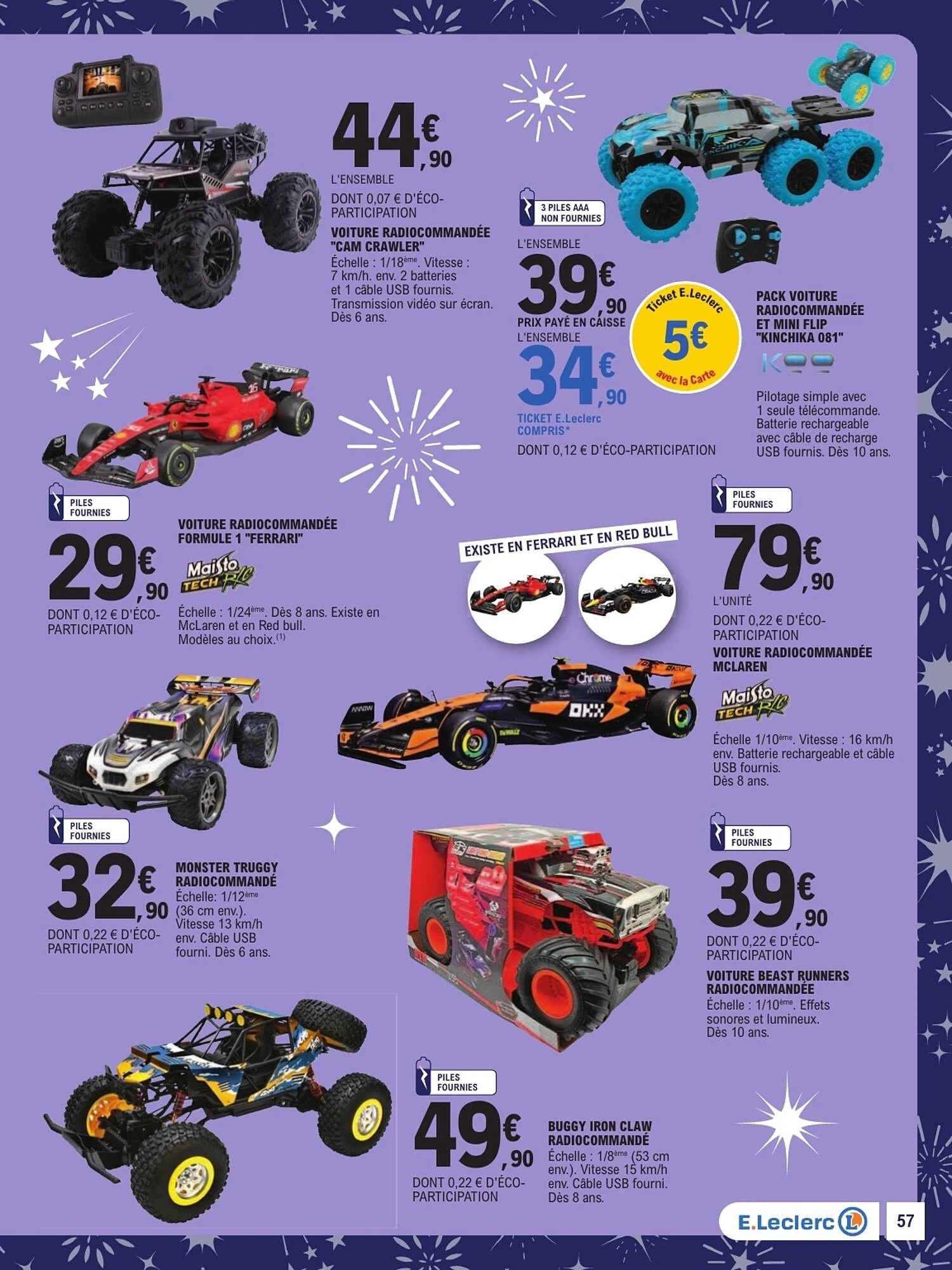 Catalogue E.Leclerc jouets de Noël du 13 octobre au 5 décembre 2026, page 57 sur 128