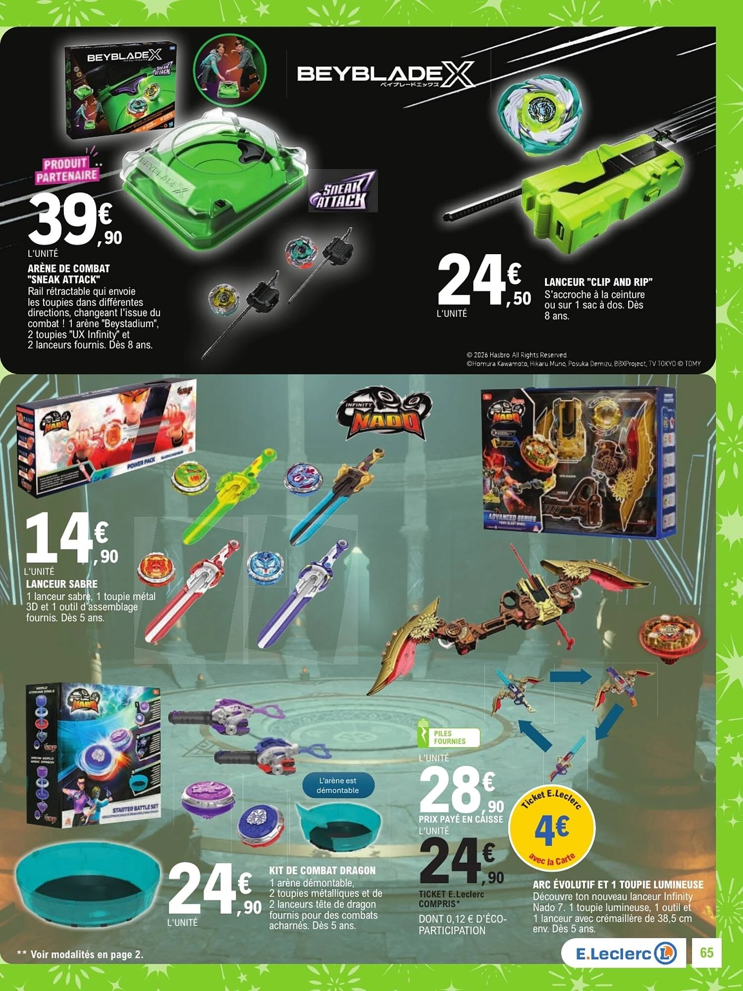 Catalogue E.Leclerc jouets de Noël du 13 octobre au 5 décembre 2026, page 65 sur 128
