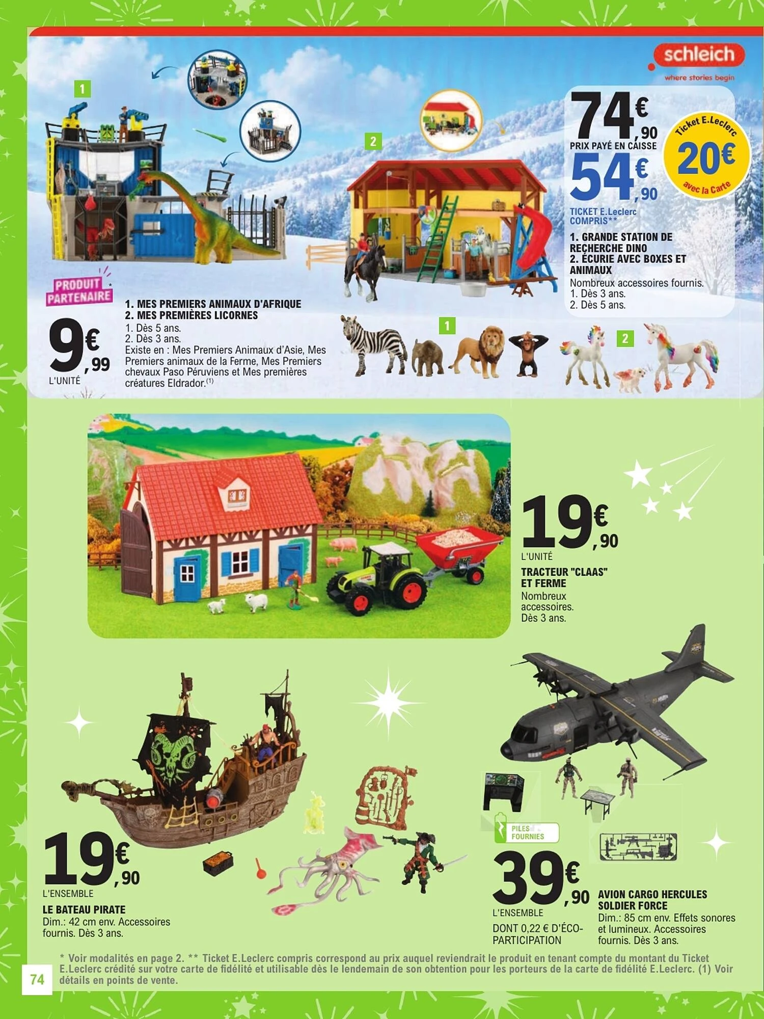 Catalogue E.Leclerc jouets de Noël du 13 octobre au 5 décembre 2026, page 74 sur 128