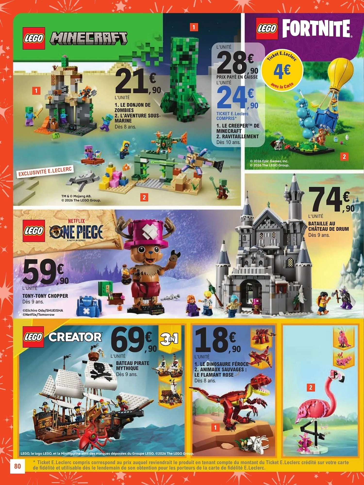 Catalogue E.Leclerc jouets de Noël du 13 octobre au 5 décembre 2026, page 80 sur 128