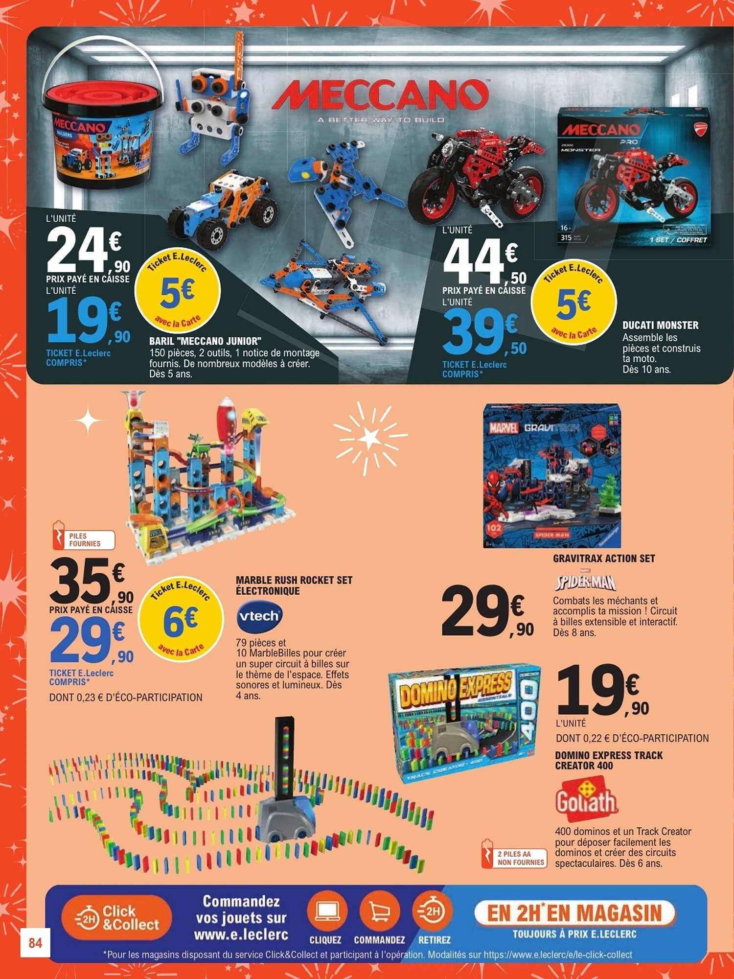 Catalogue E.Leclerc jouets de Noël du 13 octobre au 5 décembre 2026, page 84 sur 128