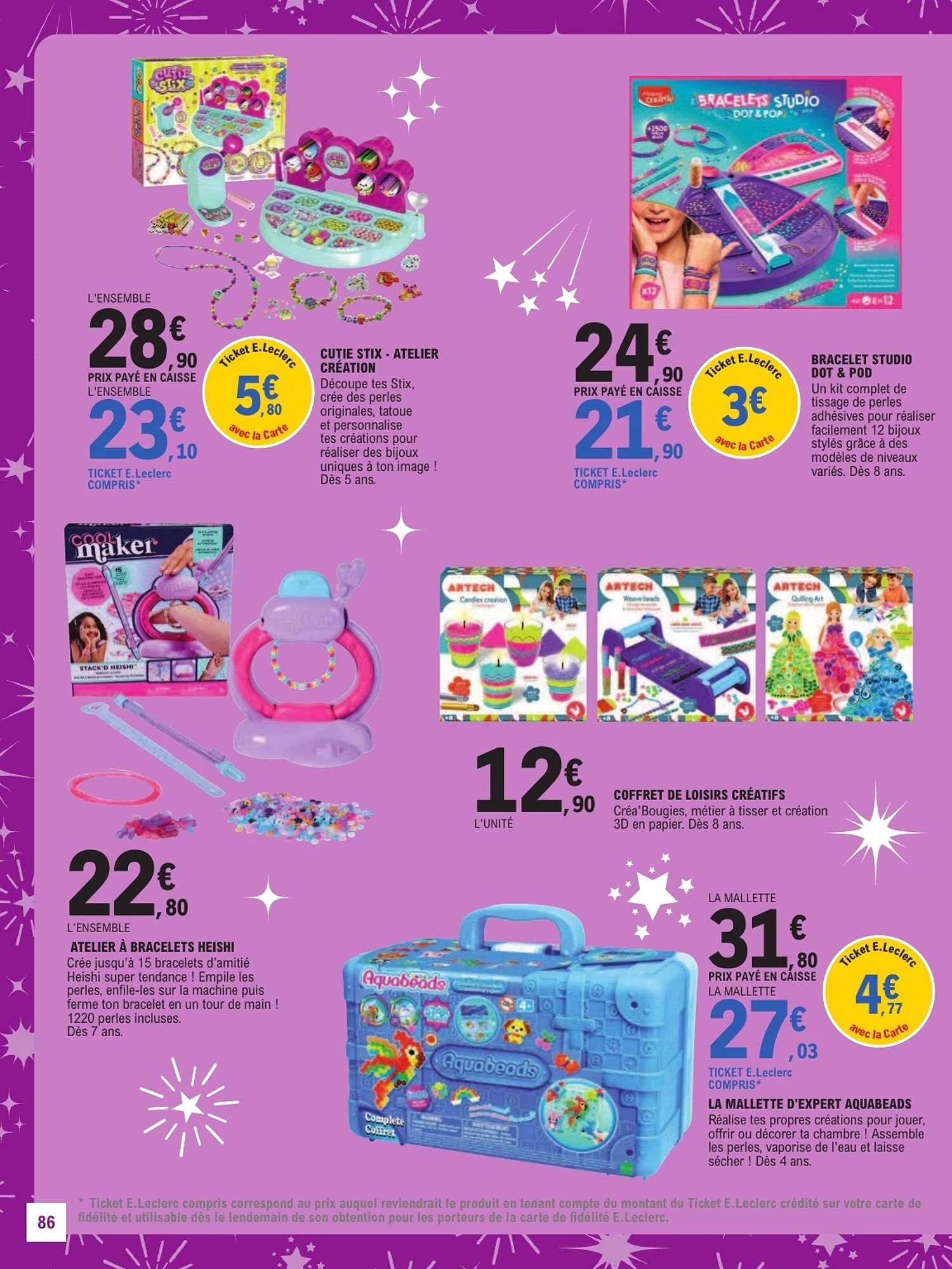 Catalogue E.Leclerc jouets de Noël du 13 octobre au 5 décembre 2026, page 86 sur 128