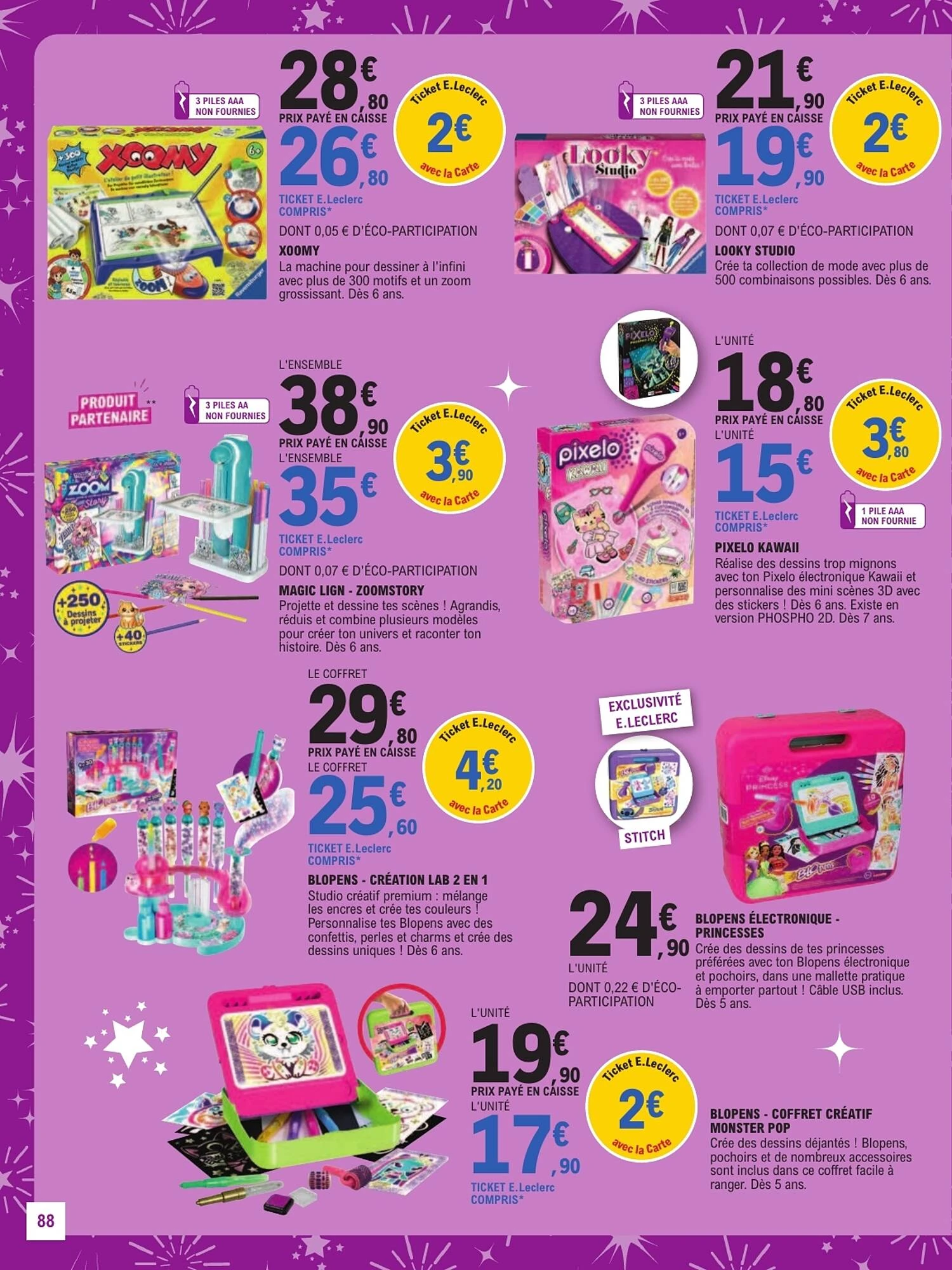 Catalogue E.Leclerc jouets de Noël du 13 octobre au 5 décembre 2026, page 88 sur 128