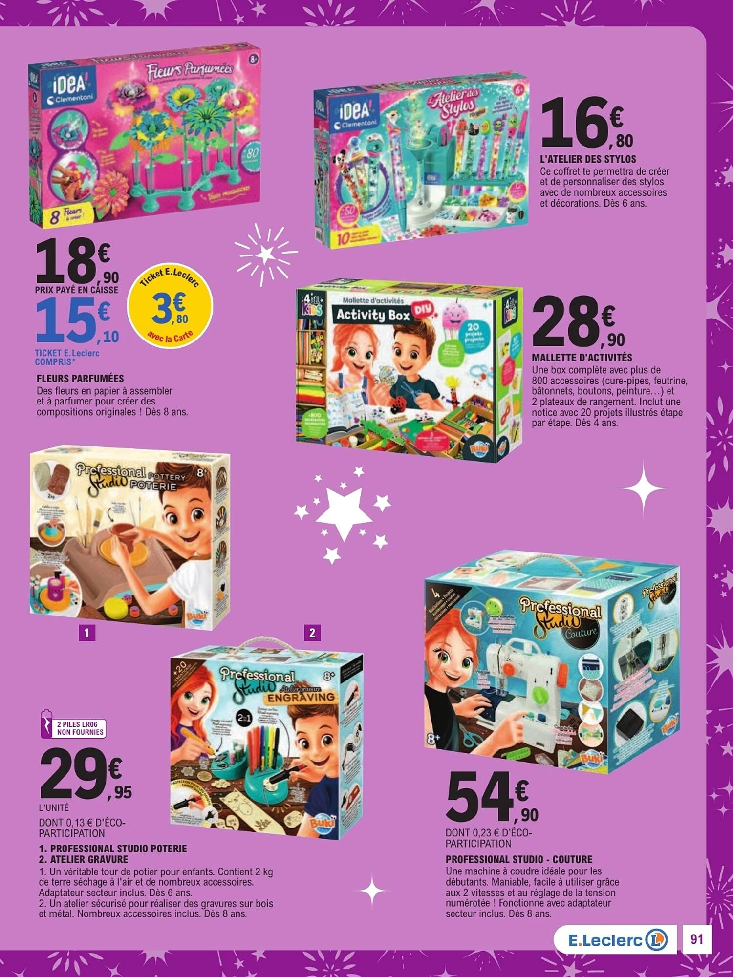 Catalogue E.Leclerc jouets de Noël du 13 octobre au 5 décembre 2026, page 91 sur 128