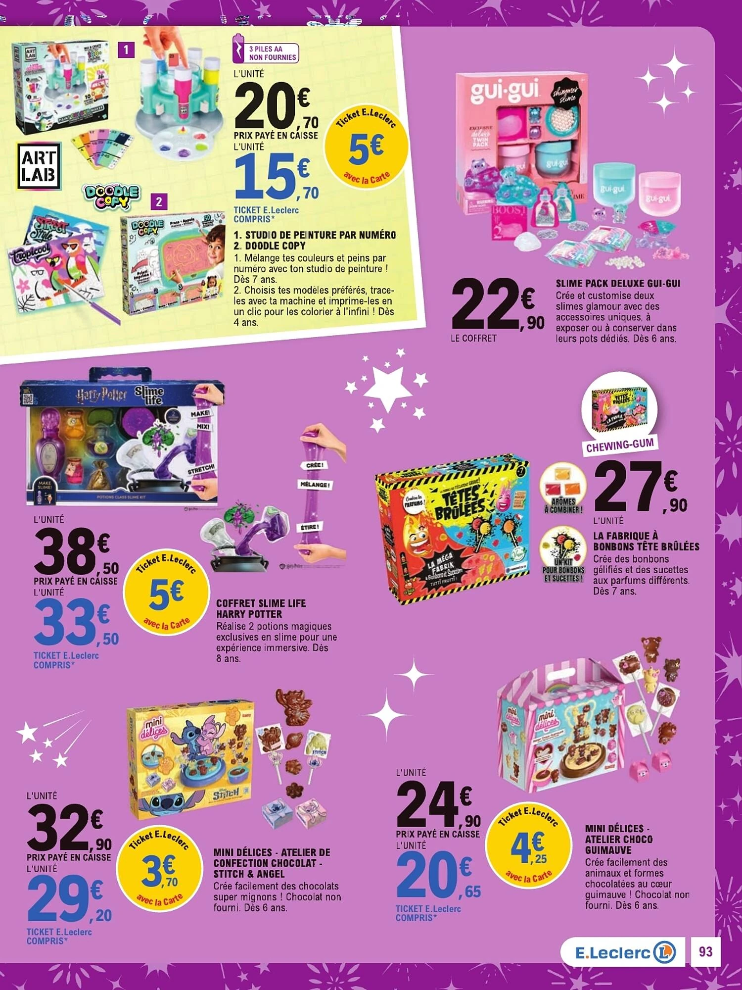 Catalogue E.Leclerc jouets de Noël du 13 octobre au 5 décembre 2026, page 93 sur 128