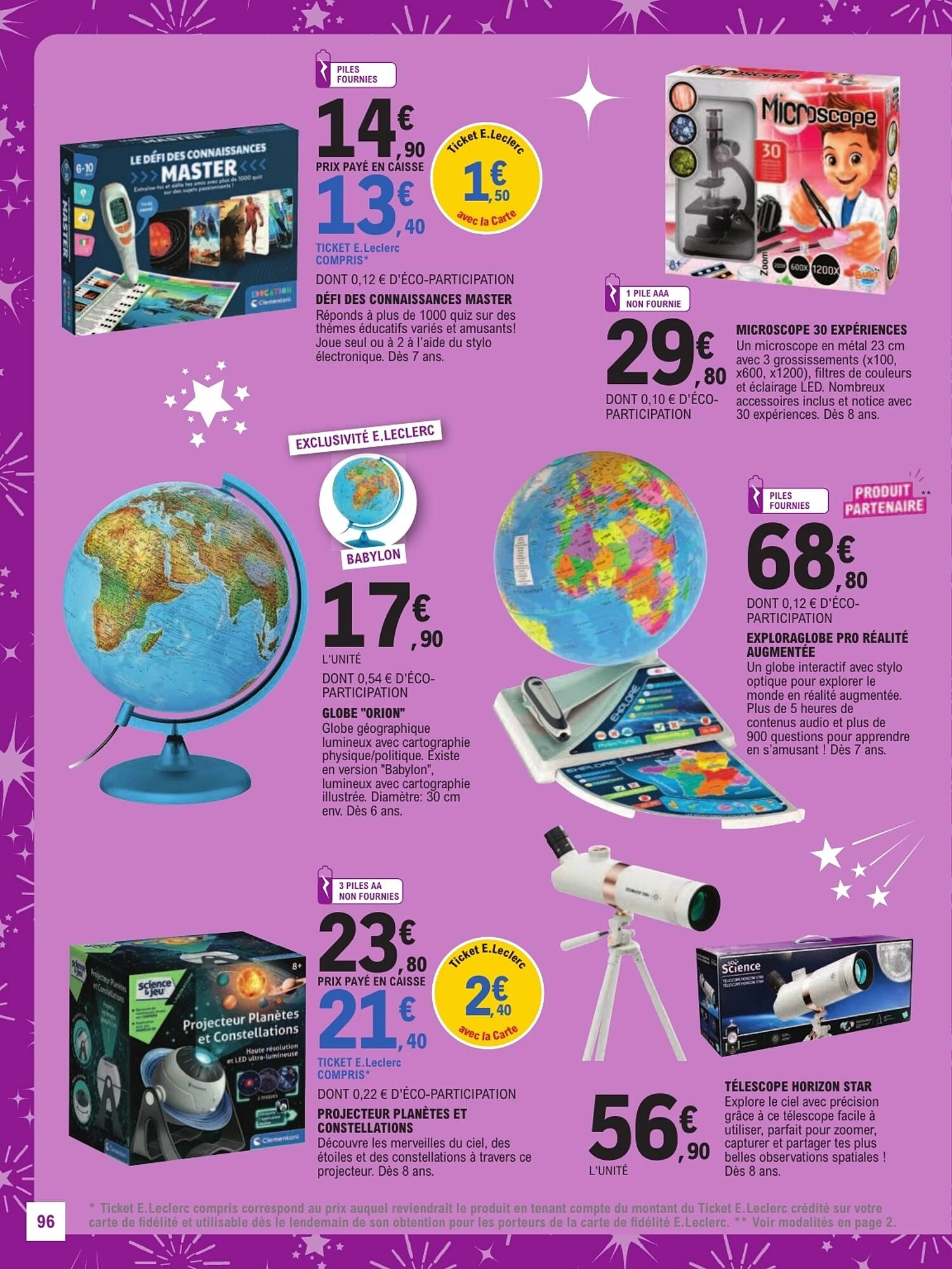 Catalogue E.Leclerc jouets de Noël du 13 octobre au 5 décembre 2026, page 96 sur 128
