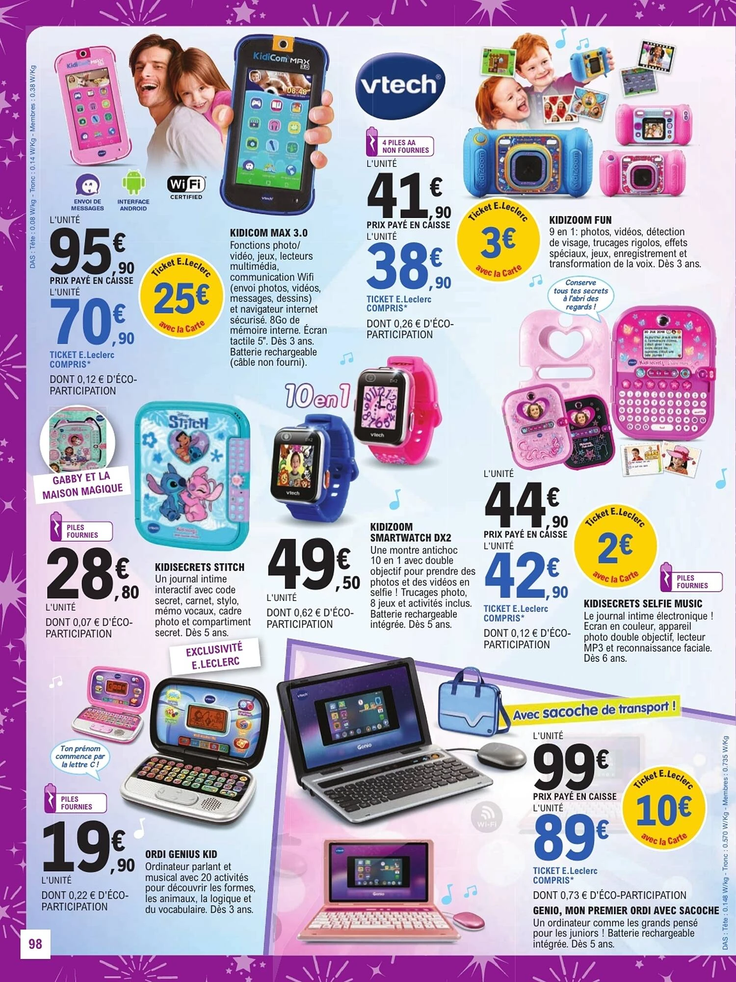 Catalogue E.Leclerc jouets de Noël du 13 octobre au 5 décembre 2026, page 98 sur 128