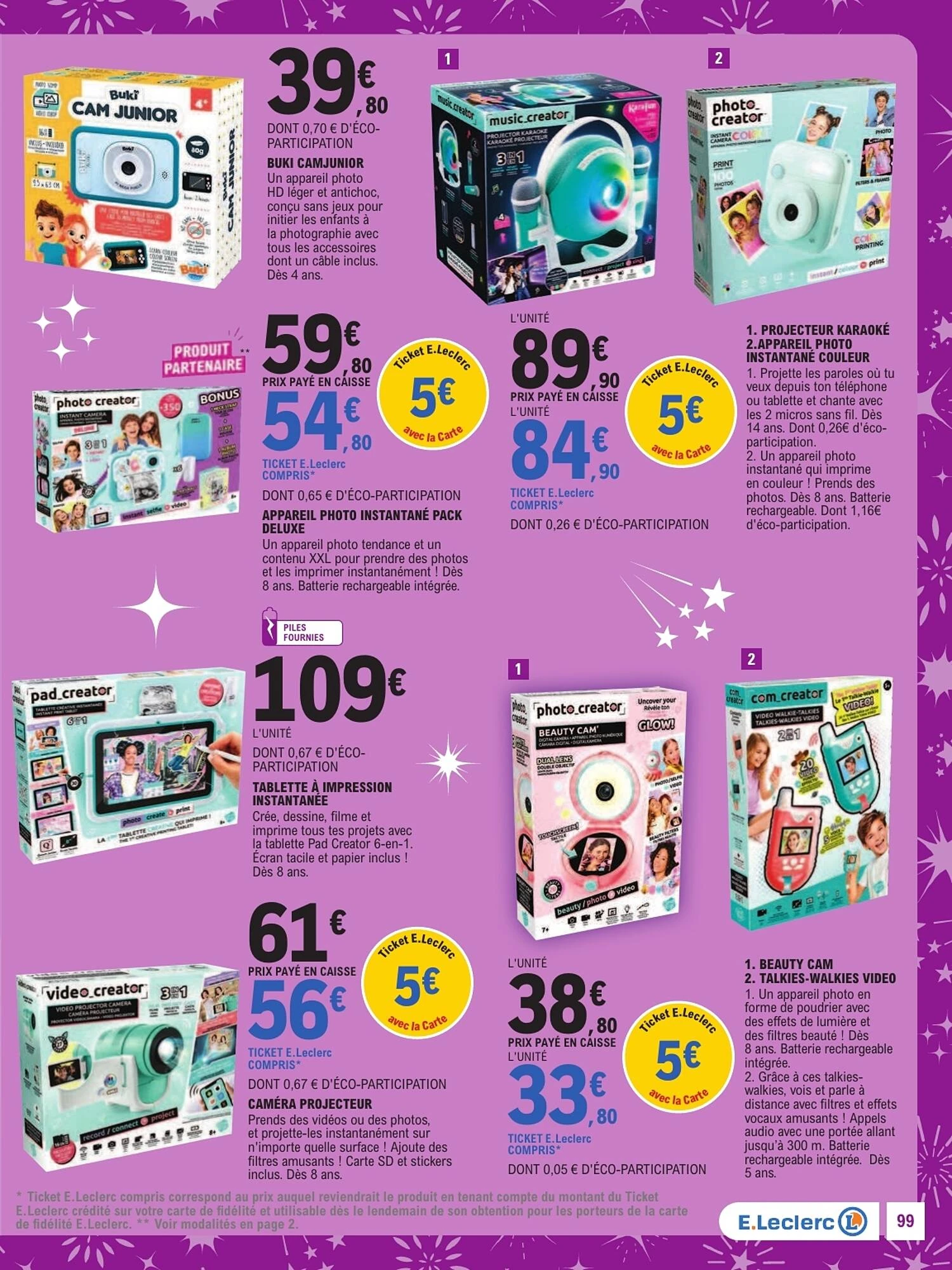Catalogue E.Leclerc jouets de Noël du 13 octobre au 5 décembre 2026, page 99 sur 128