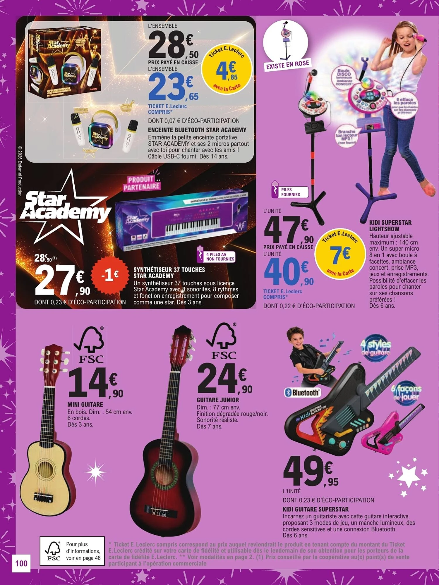 Catalogue E.Leclerc jouets de Noël du 13 octobre au 5 décembre 2026, page 100 sur 128