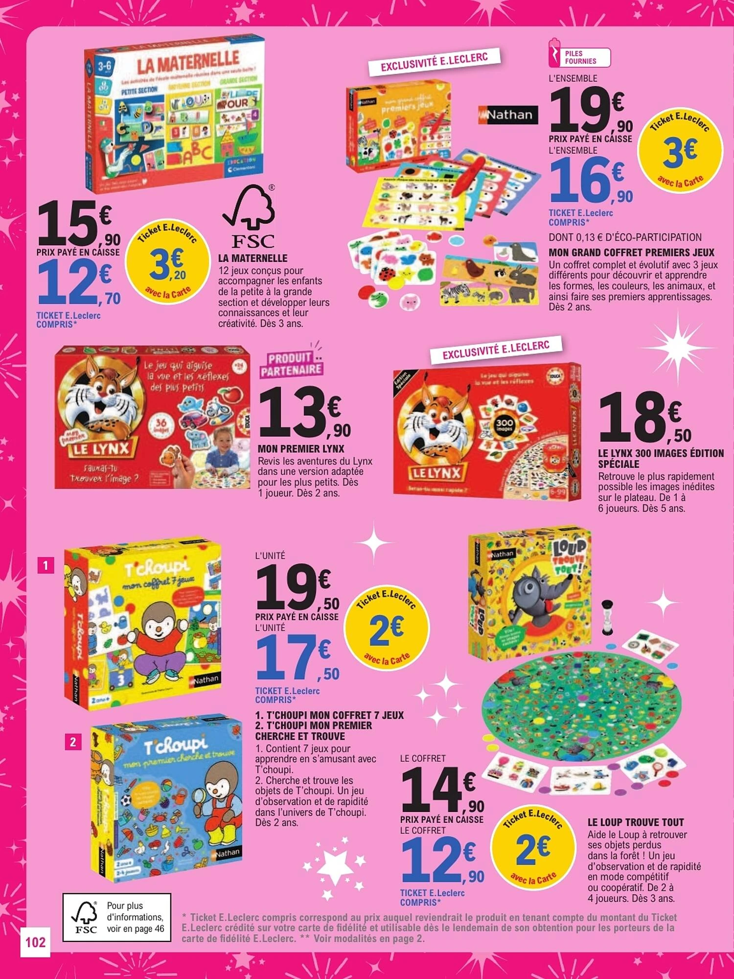 Catalogue E.Leclerc jouets de Noël du 13 octobre au 5 décembre 2026, page 102 sur 128
