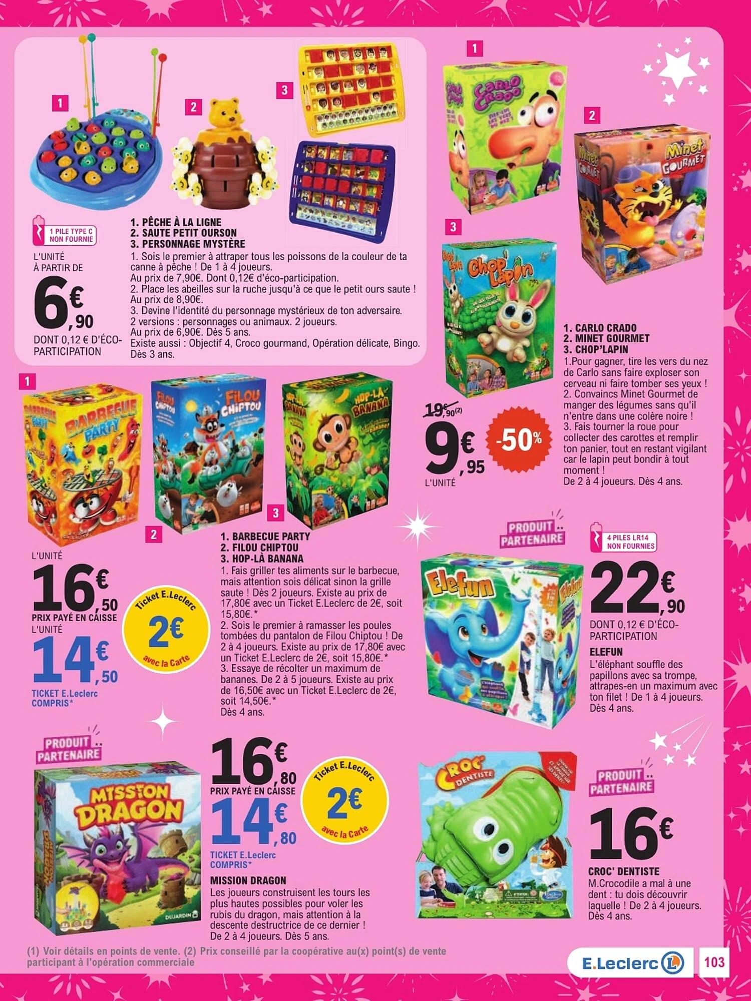 Catalogue E.Leclerc jouets de Noël du 13 octobre au 5 décembre 2026, page 103 sur 128