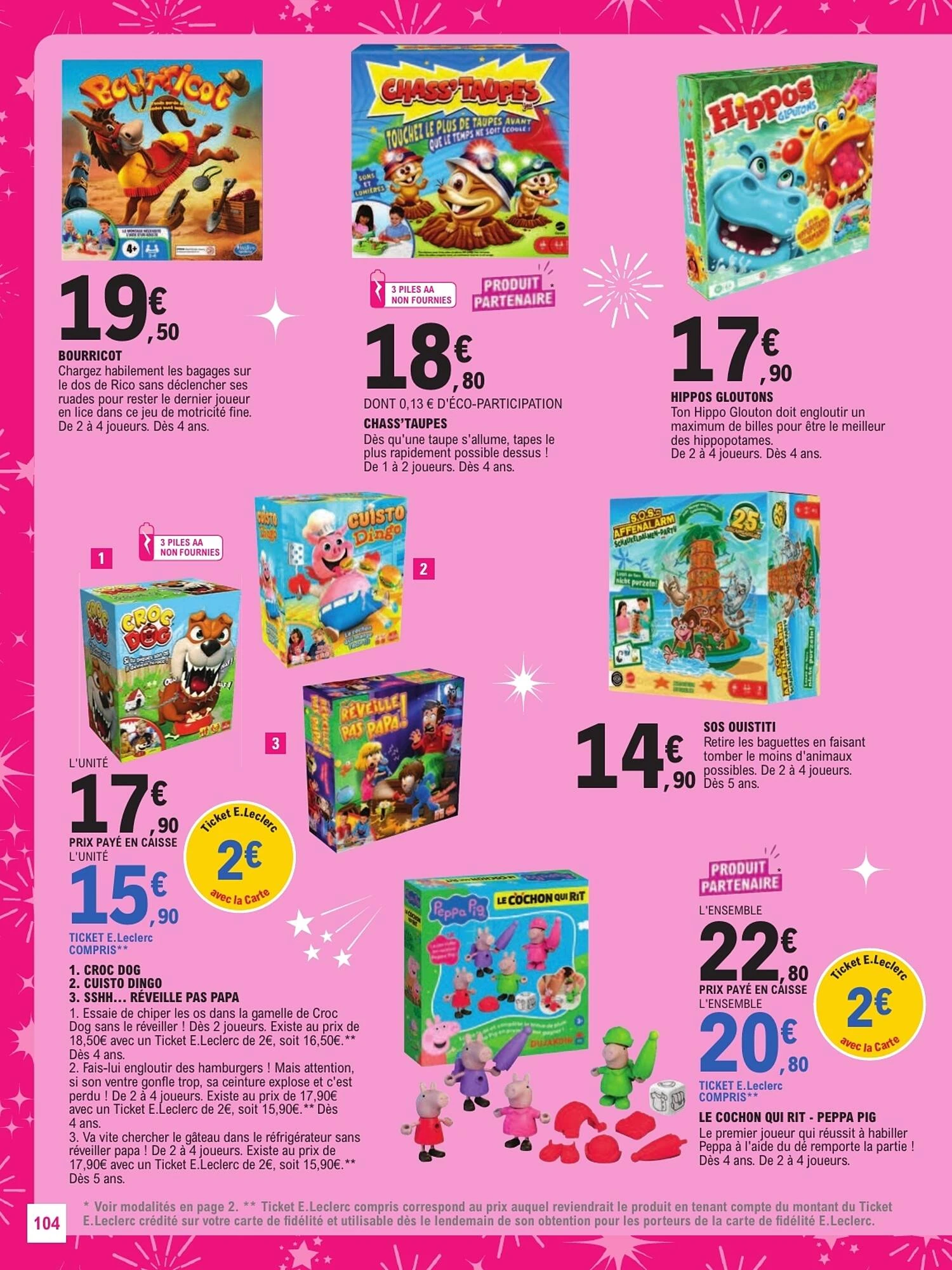Catalogue E.Leclerc jouets de Noël du 13 octobre au 5 décembre 2026, page 104 sur 128