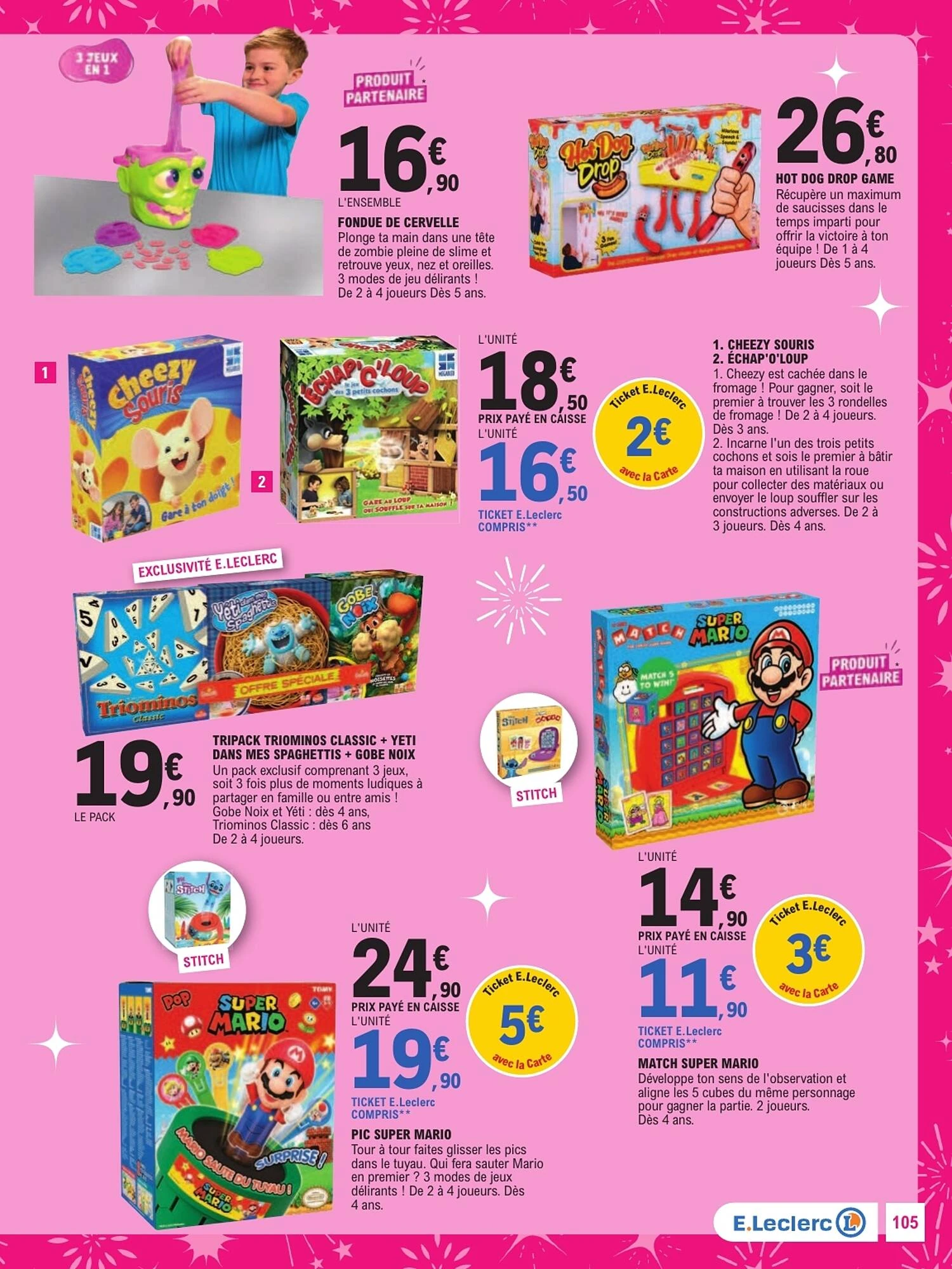 Catalogue E.Leclerc jouets de Noël du 13 octobre au 5 décembre 2026, page 105 sur 128