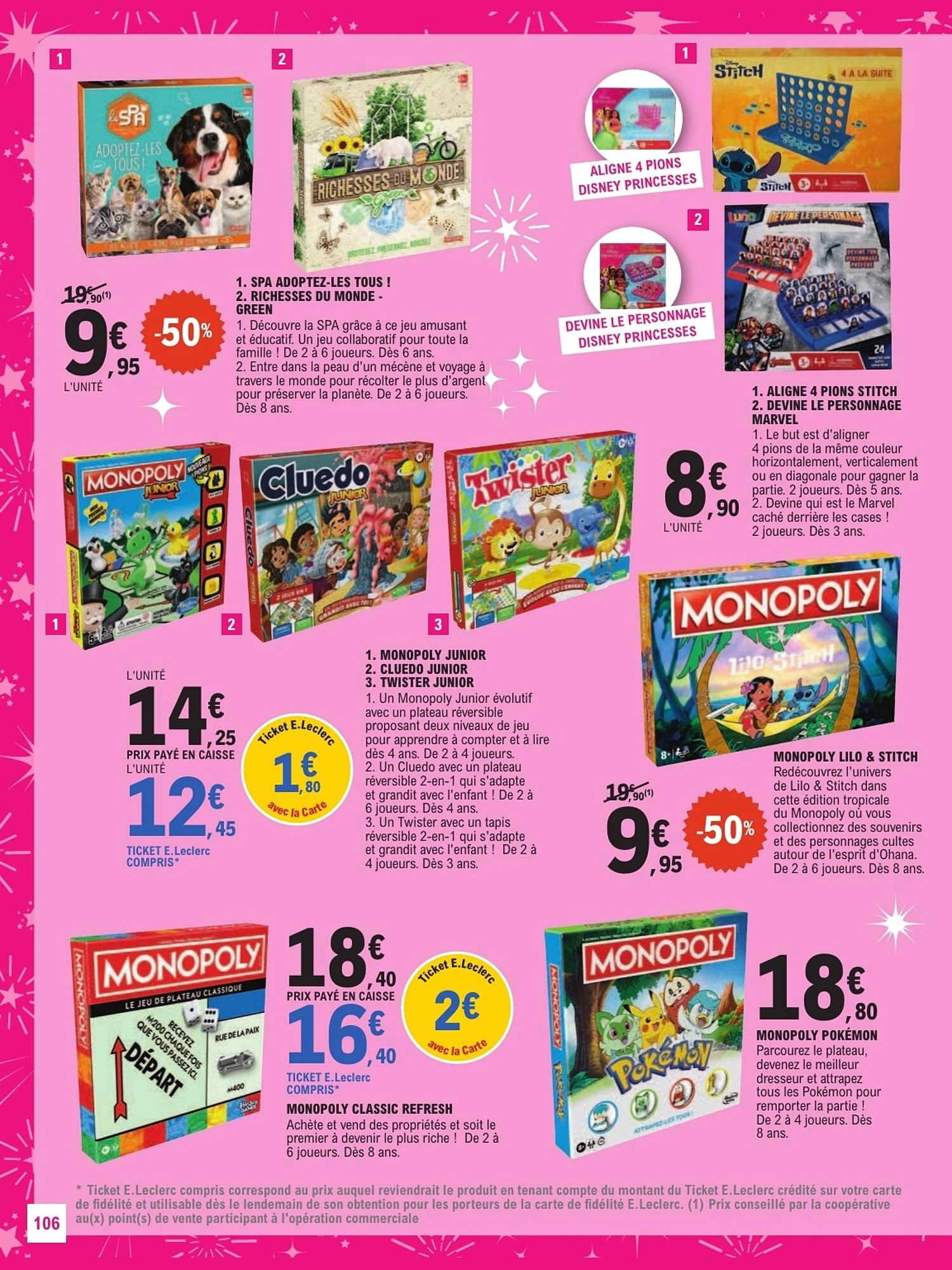 Catalogue E.Leclerc jouets de Noël du 13 octobre au 5 décembre 2026, page 106 sur 128