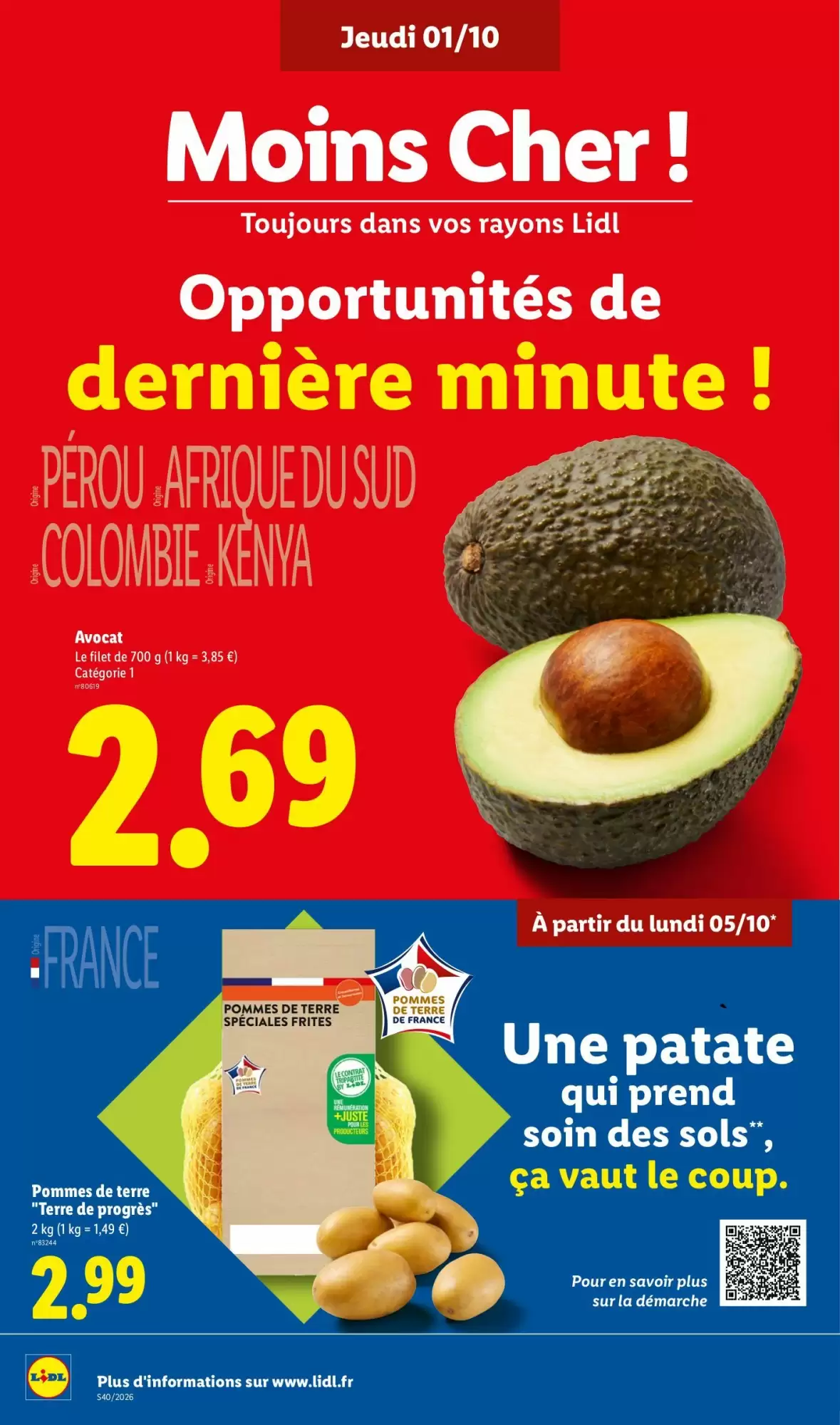 Catalogue Lidl du 1er au 7 octobre 2026, page 4 sur 57