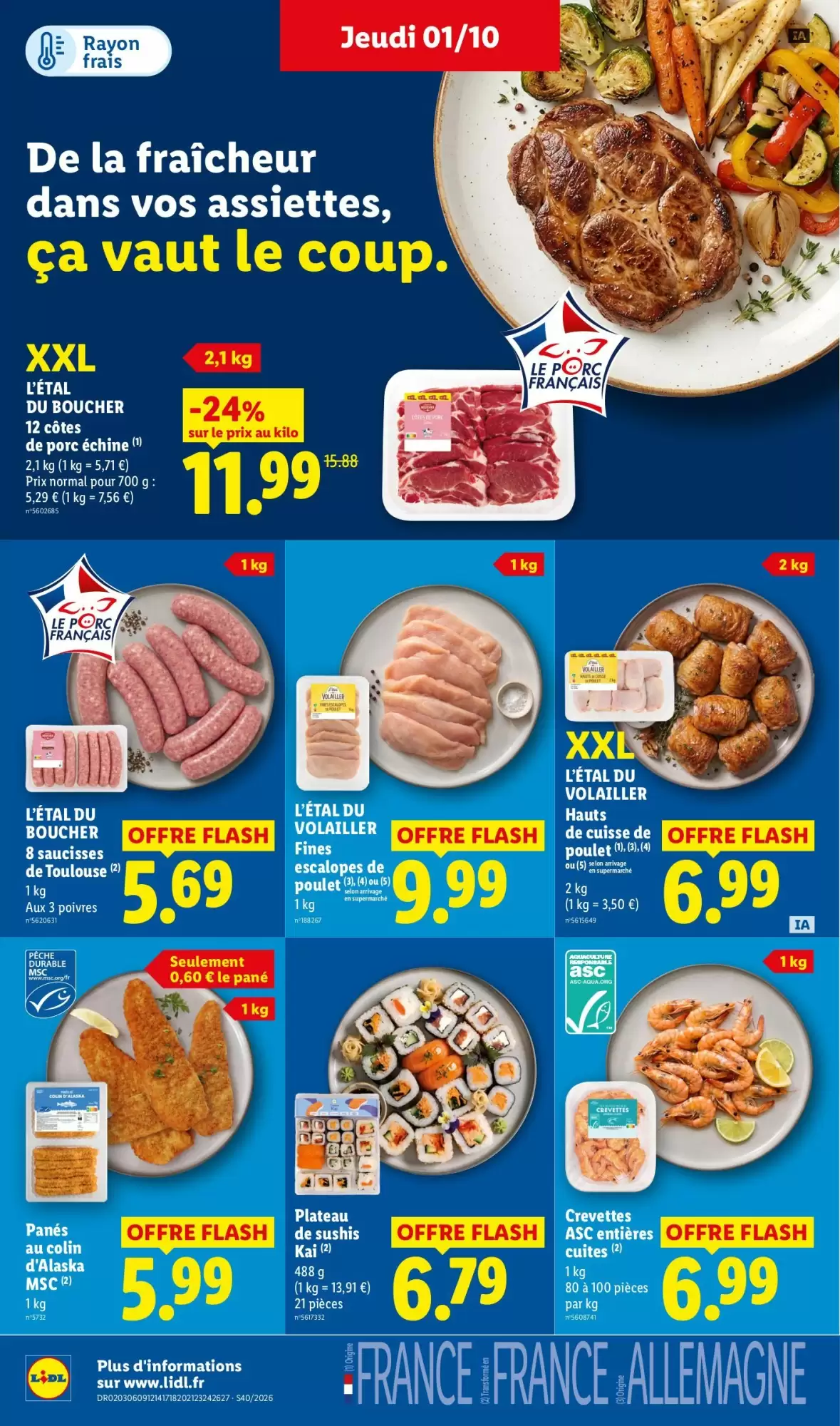 Catalogue Lidl du 1er au 7 octobre 2026, page 10 sur 57
