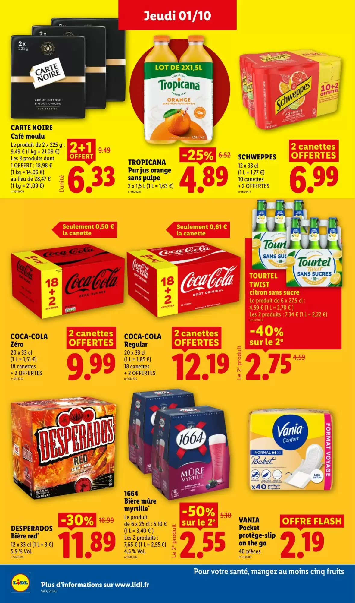 Catalogue Lidl du 1er au 7 octobre 2026, page 22 sur 57