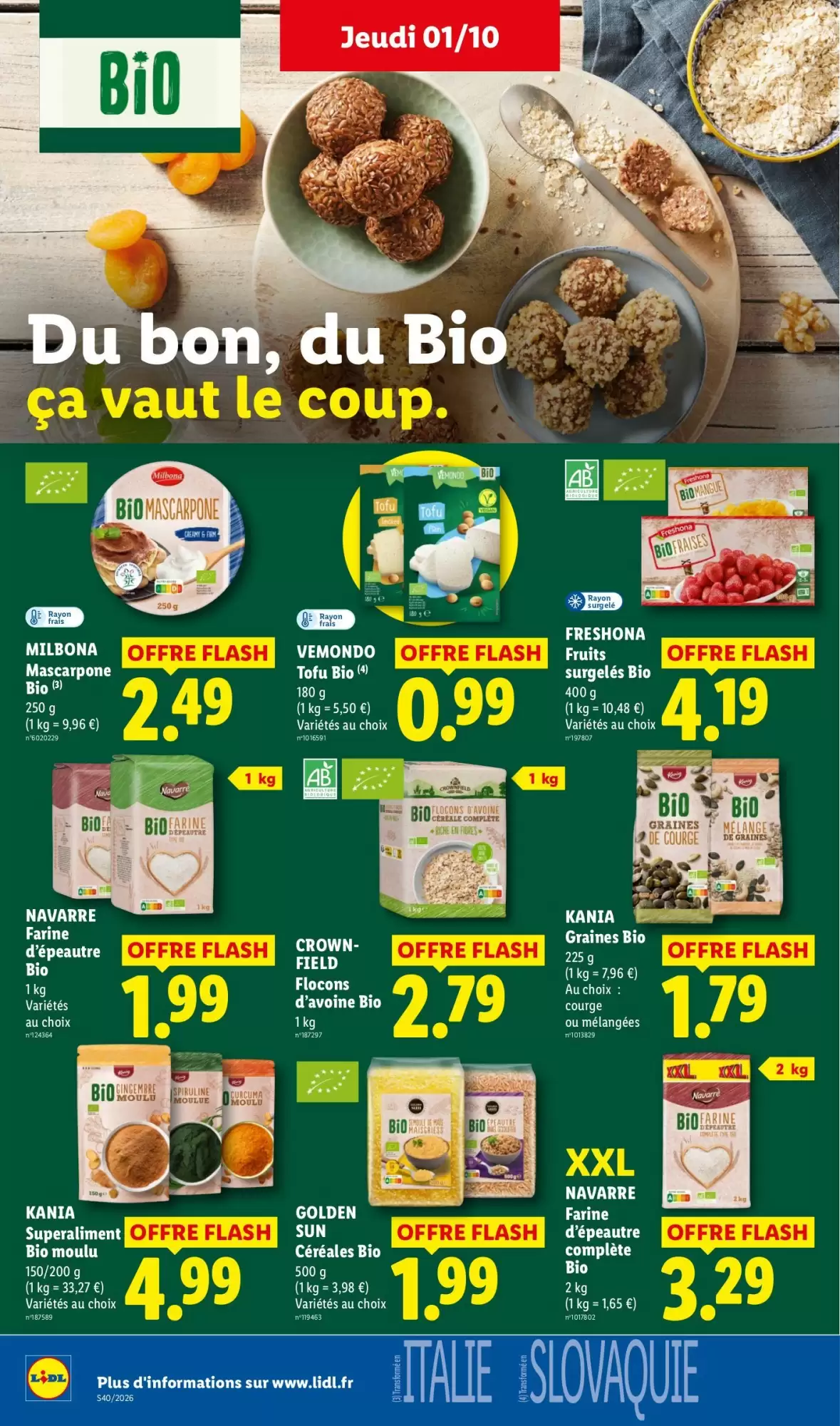 Catalogue Lidl du 1er au 7 octobre 2026, page 24 sur 57