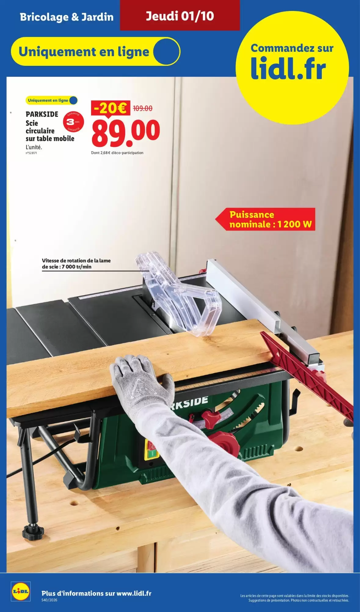 Catalogue Lidl du 1er au 7 octobre 2026, page 32 sur 57