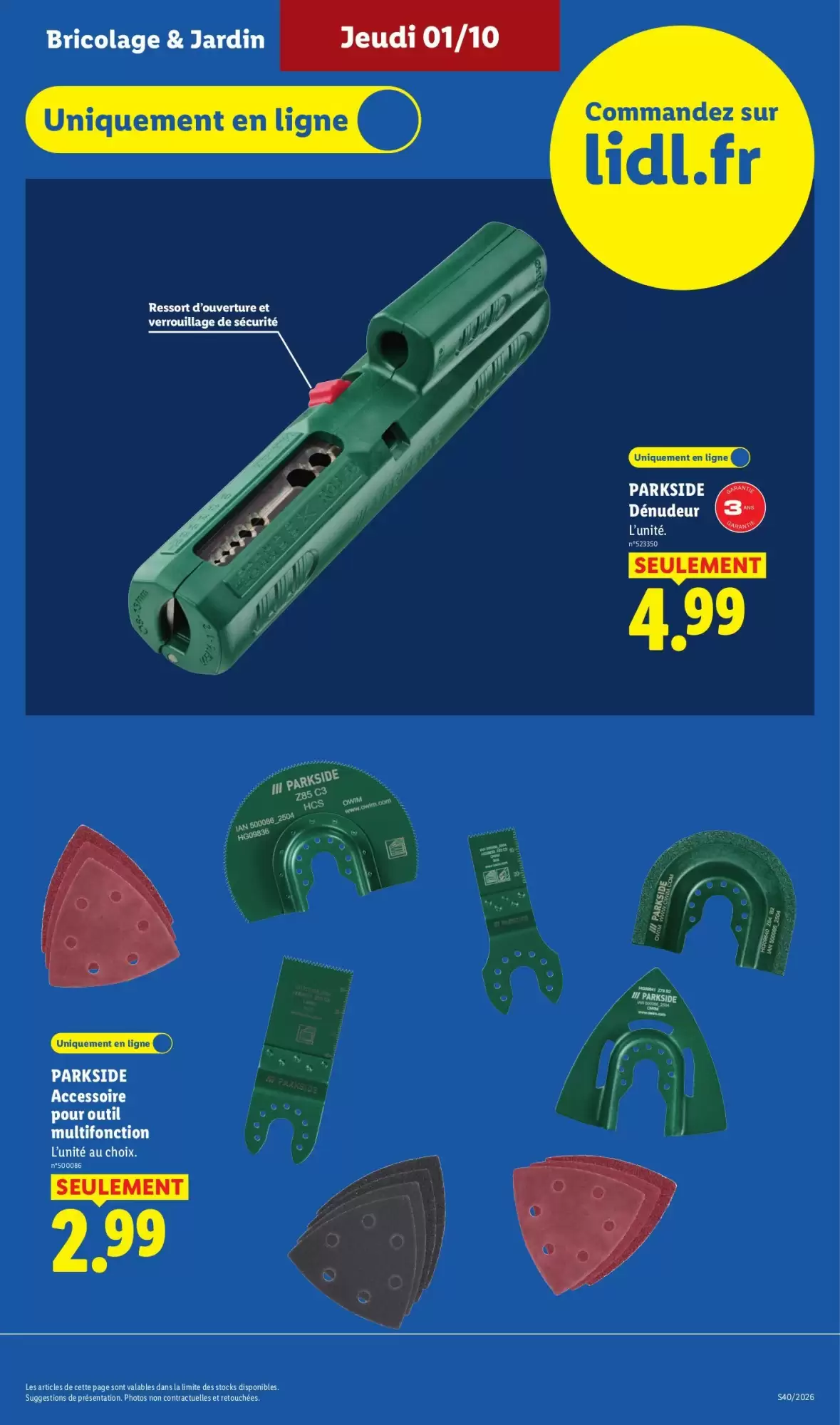 Catalogue Lidl du 1er au 7 octobre 2026, page 33 sur 57
