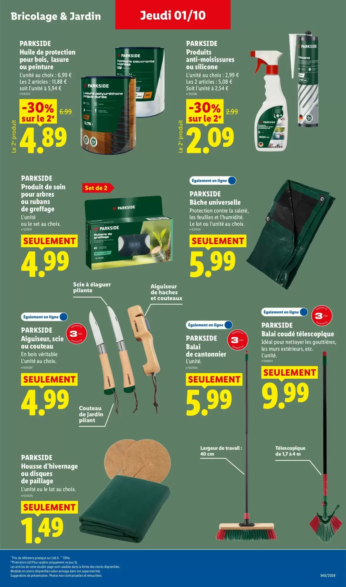 Catalogue Lidl du 1er au 7 octobre 2026, page 39 sur 57