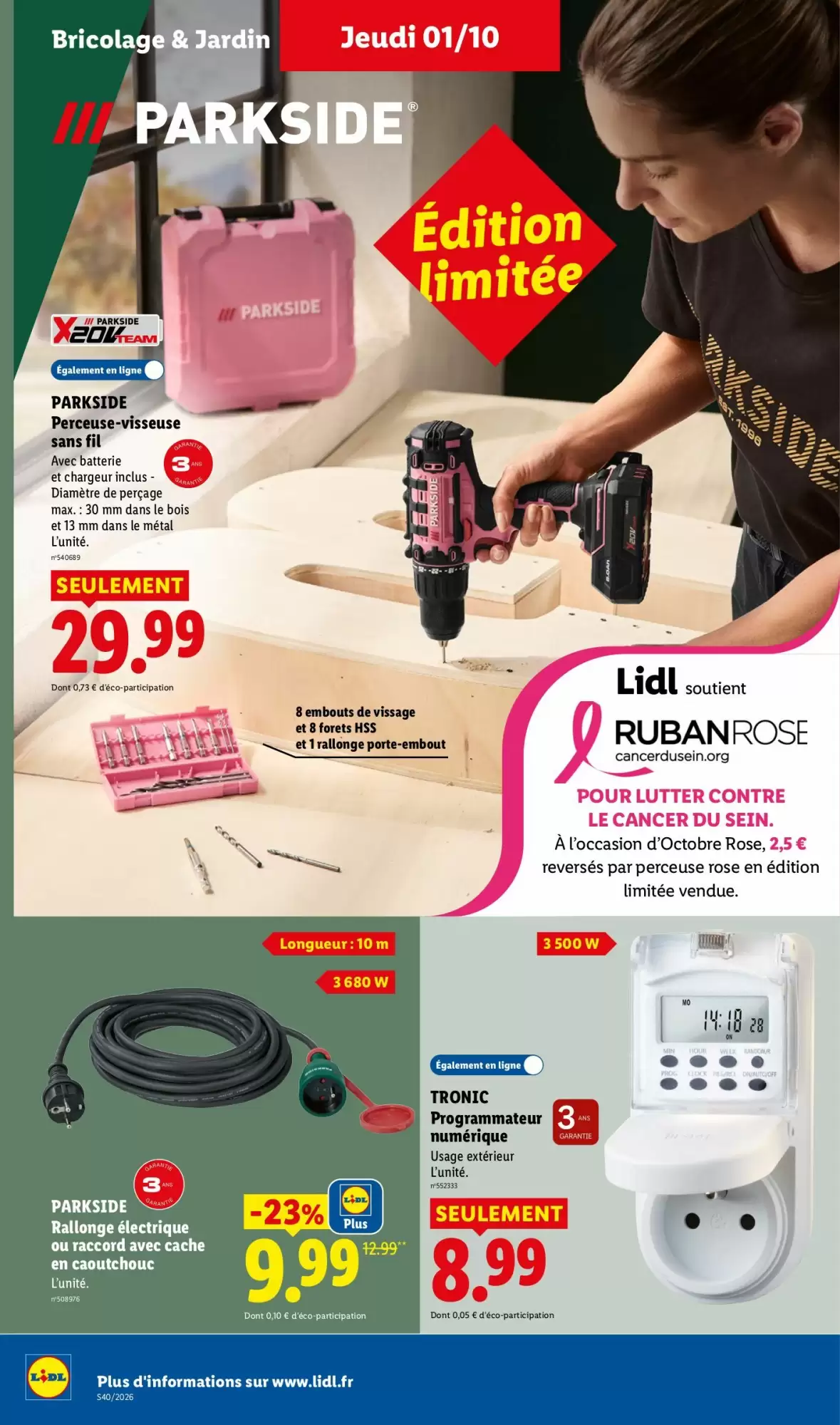 Catalogue Lidl du 1er au 7 octobre 2026, page 40 sur 57