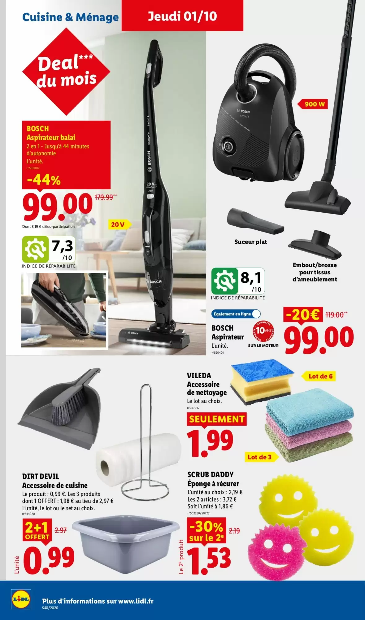 Catalogue Lidl du 1er au 7 octobre 2026, page 42 sur 57