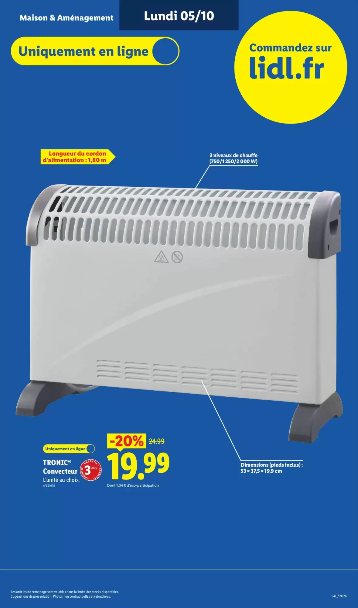 Catalogue Lidl du 1er au 7 octobre 2026, page 45 sur 57