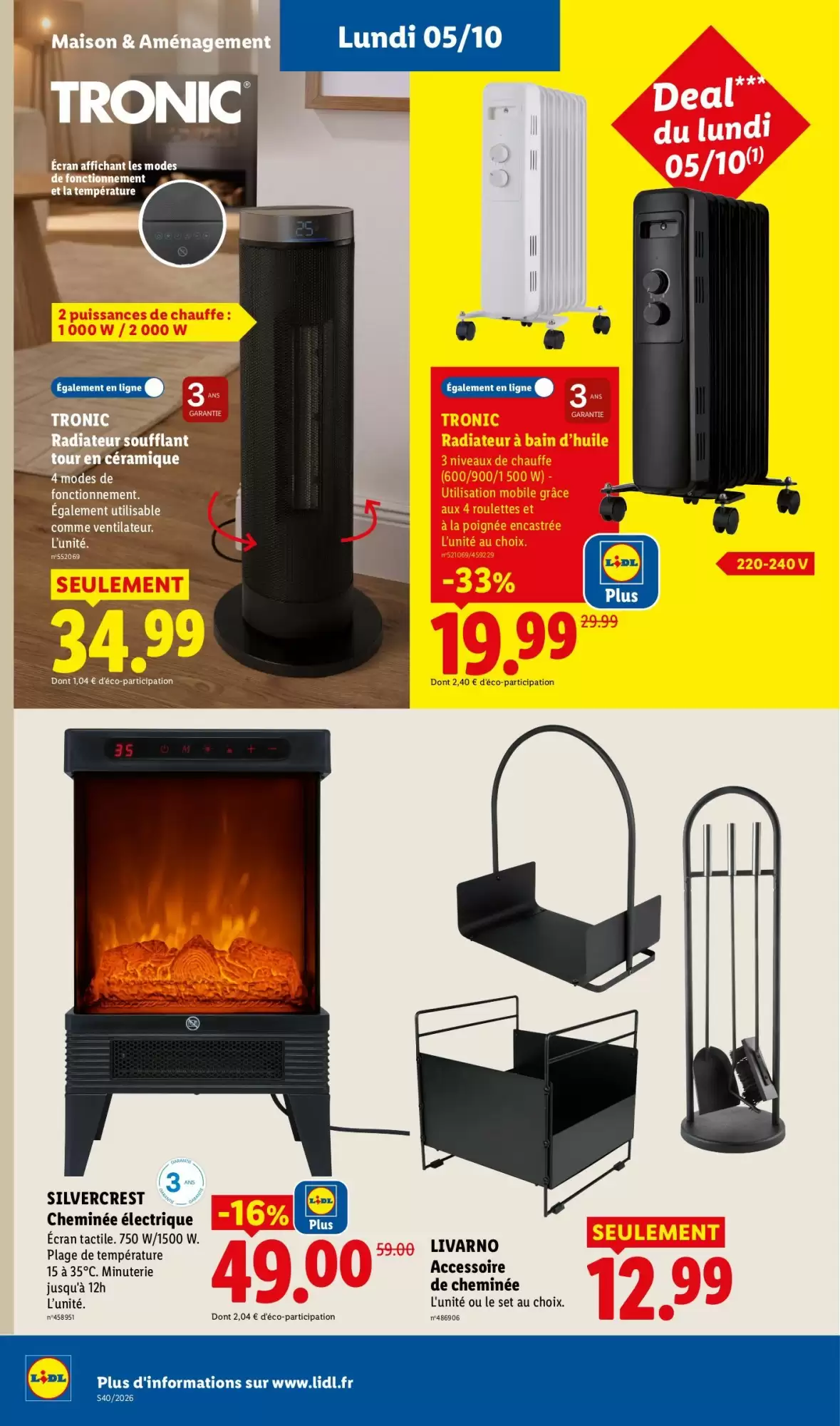 Catalogue Lidl du 1er au 7 octobre 2026, page 48 sur 57