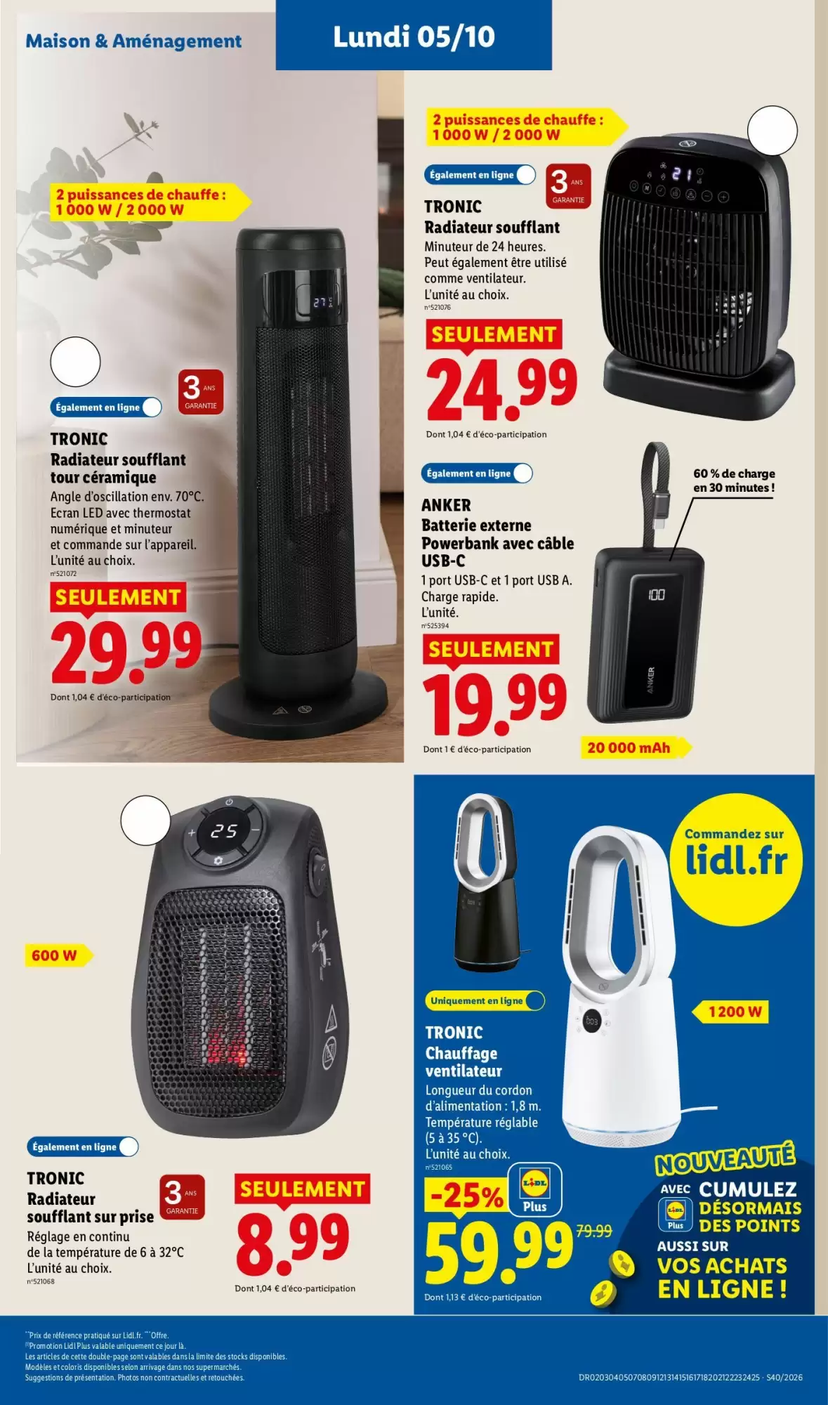 Catalogue Lidl du 1er au 7 octobre 2026, page 49 sur 57