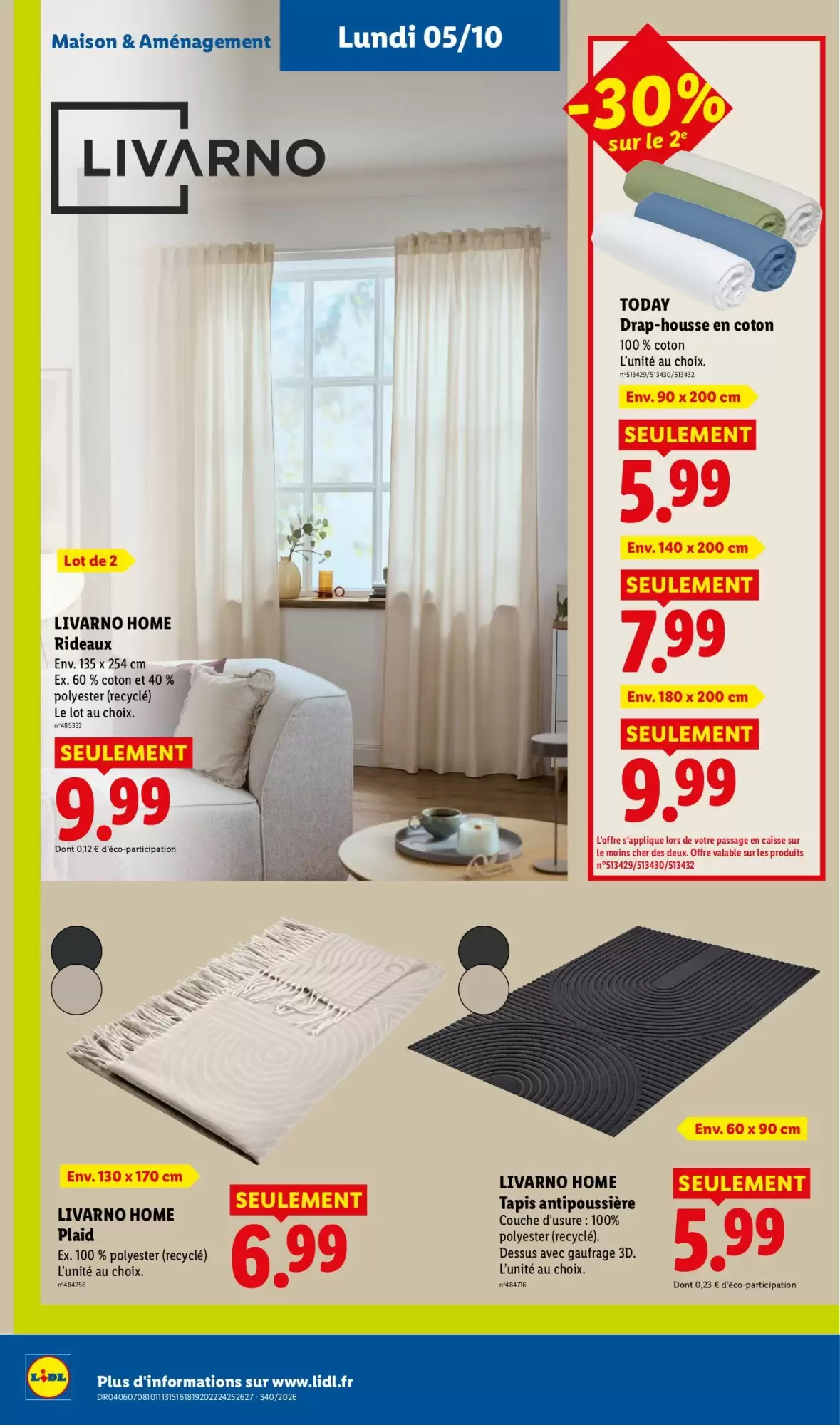 Catalogue Lidl du 1er au 7 octobre 2026, page 50 sur 57