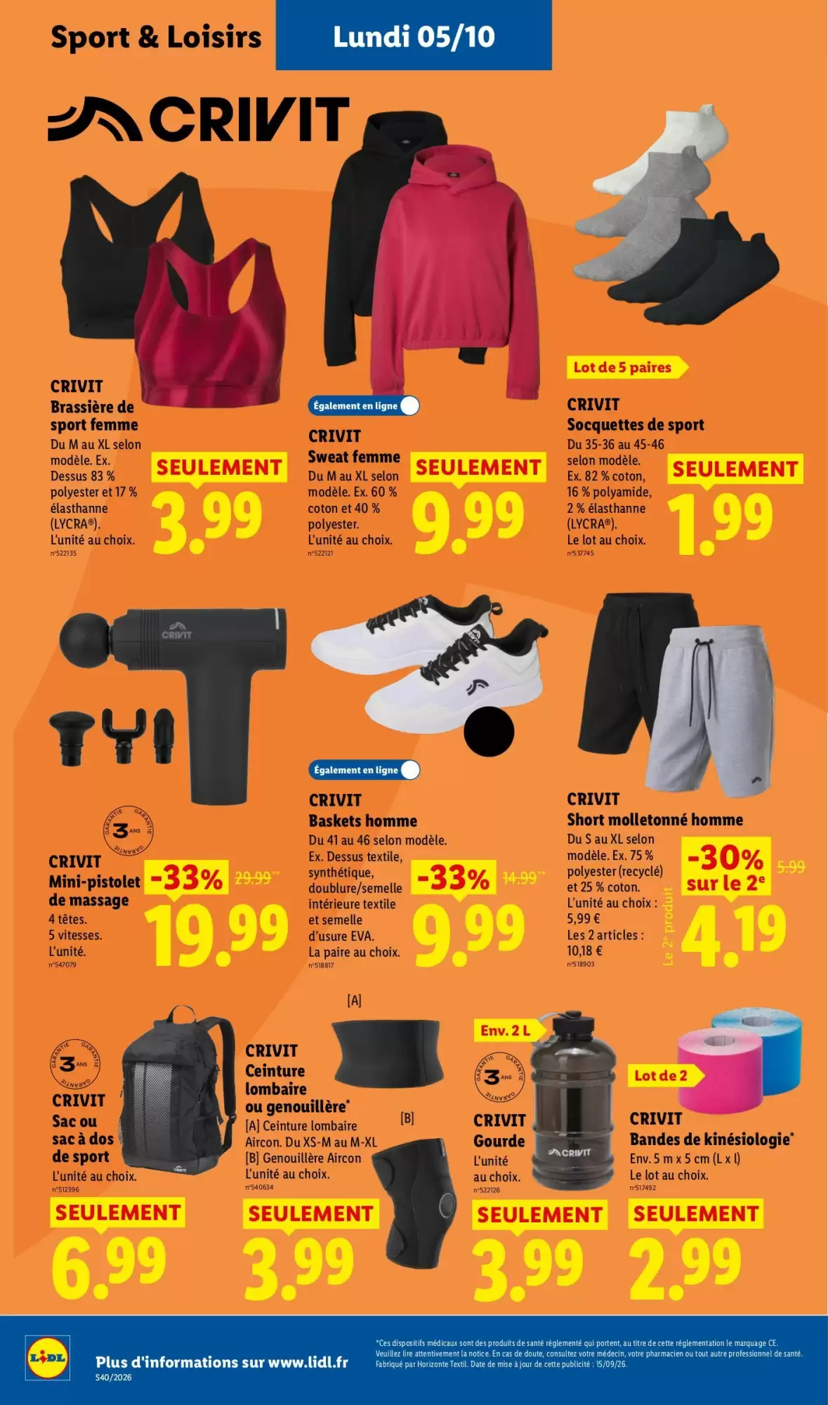 Catalogue Lidl du 1er au 7 octobre 2026, page 52 sur 57