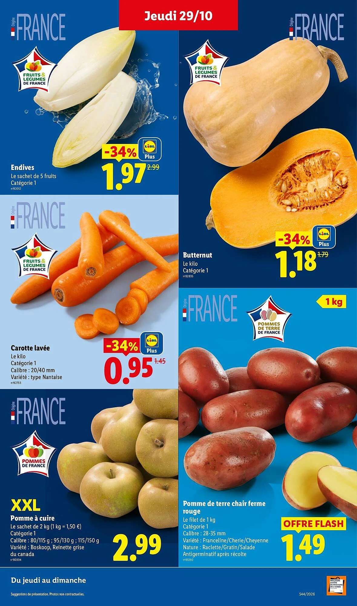 Catalogue Lidl du 29 octobre au 4 novembre 2026, page 3 sur 64