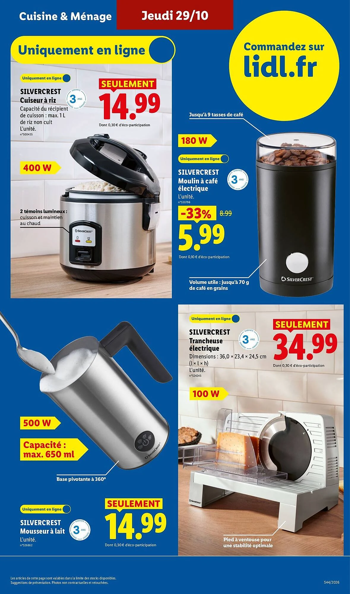 Catalogue Lidl du 29 octobre au 4 novembre 2026, page 7 sur 64