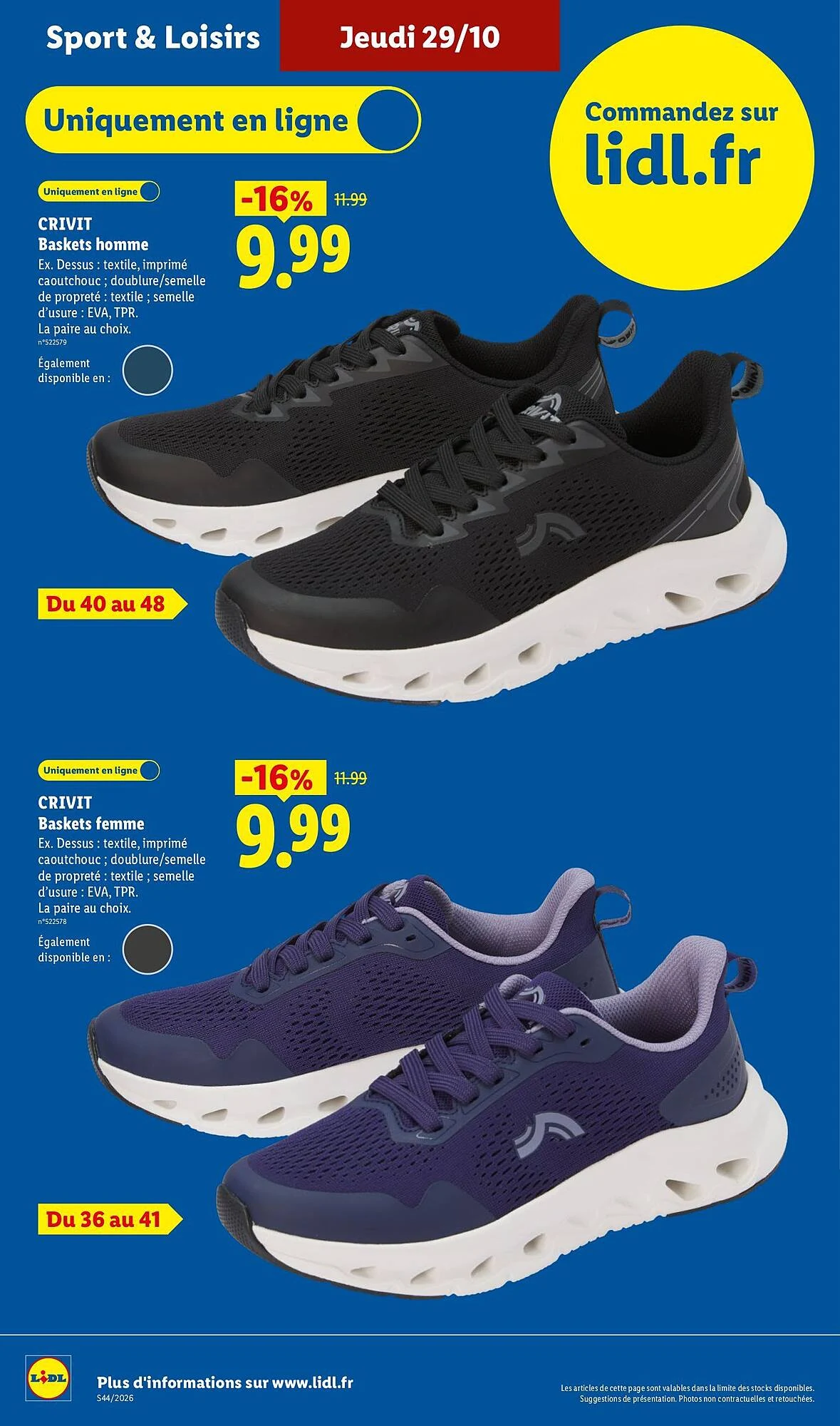 Catalogue Lidl du 29 octobre au 4 novembre 2026, page 38 sur 64