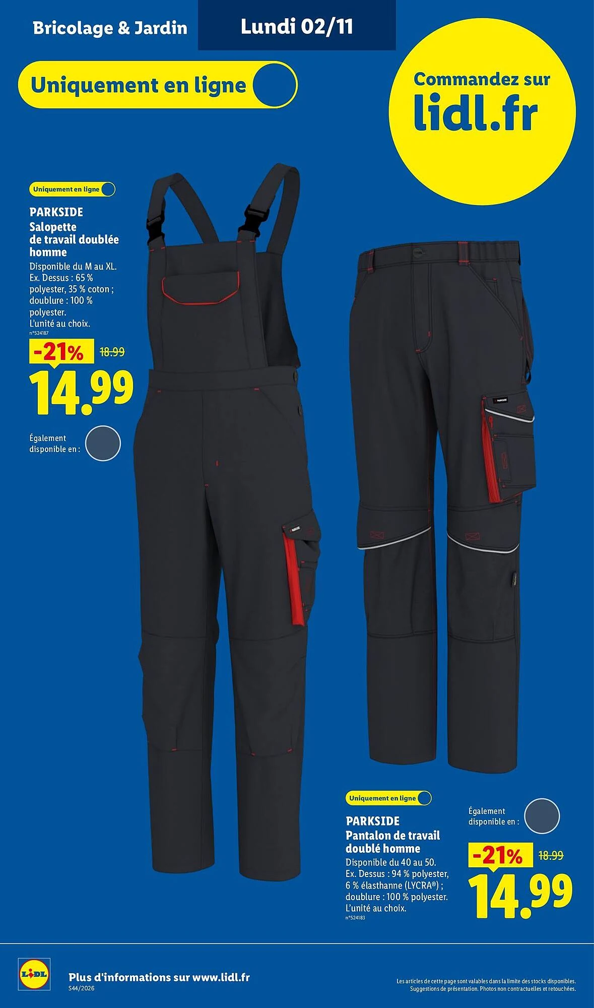 Catalogue Lidl du 29 octobre au 4 novembre 2026, page 48 sur 64